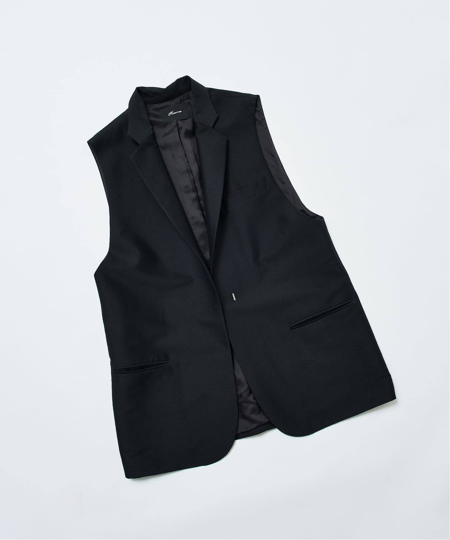 HARDY NOIRアルディーノアールTW二重織オーバーサイズベスト美品 追加》TW二重織オーバーサイズベスト 2（ジレ）｜HARDY NOIR