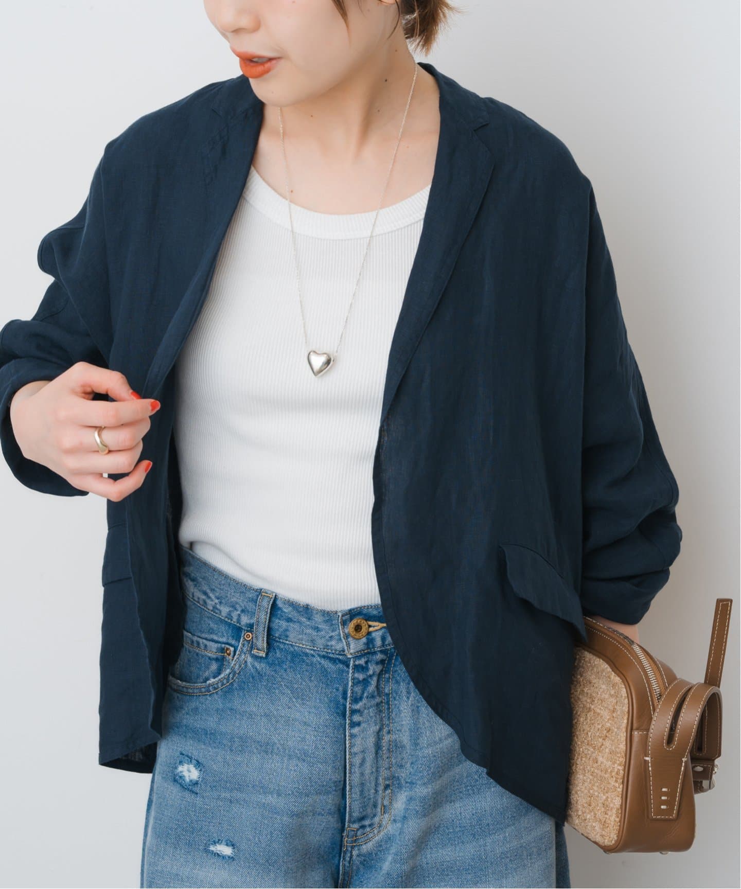 TICCA テーラードジャケット　綿麻 TICCA / ティッカ 別注リネンシャツジャケット（テーラード