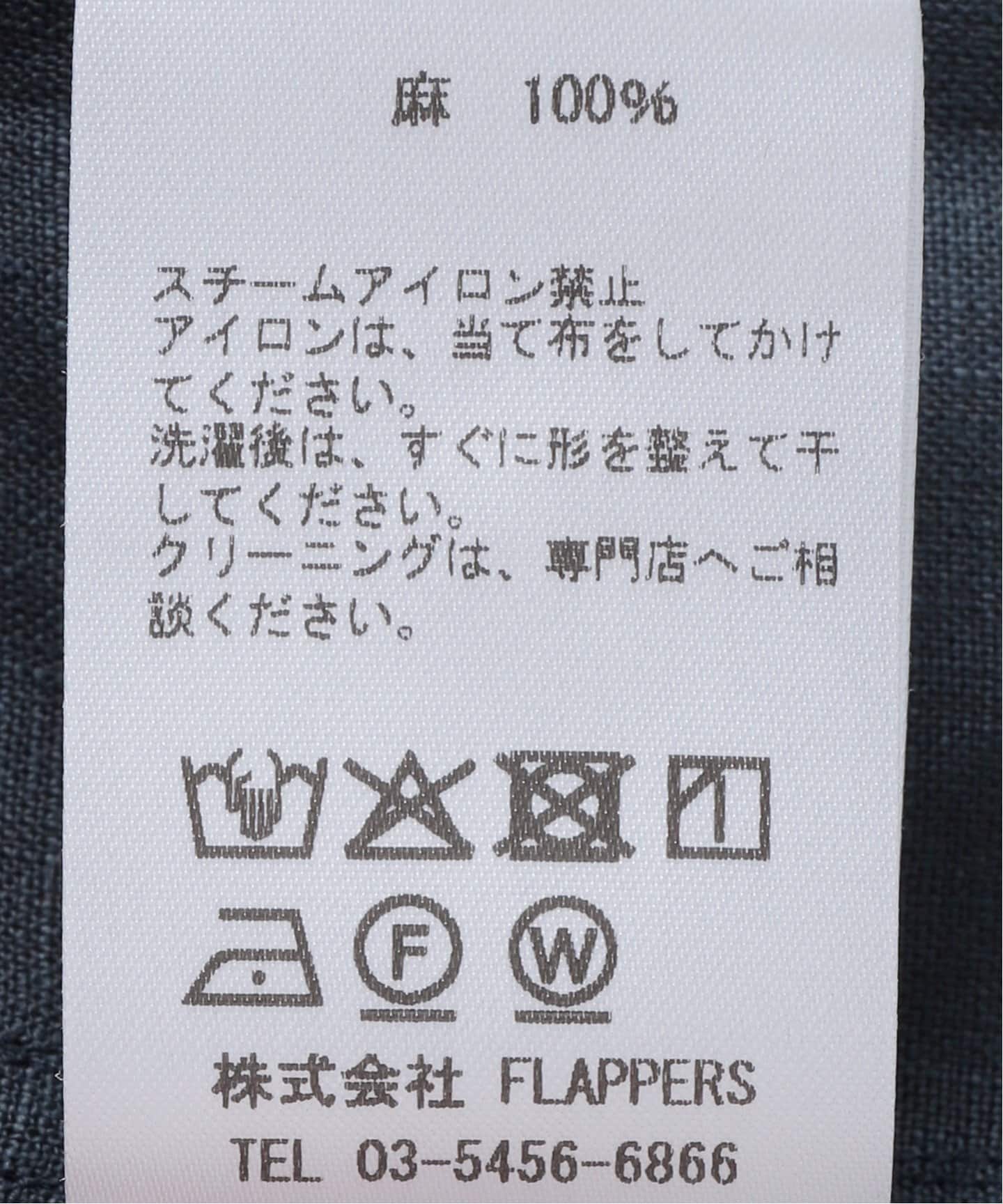 Ticca リネンシャツジャケット　黒 TICCA / ティッカ 別注リネンシャツジャケット（テーラード