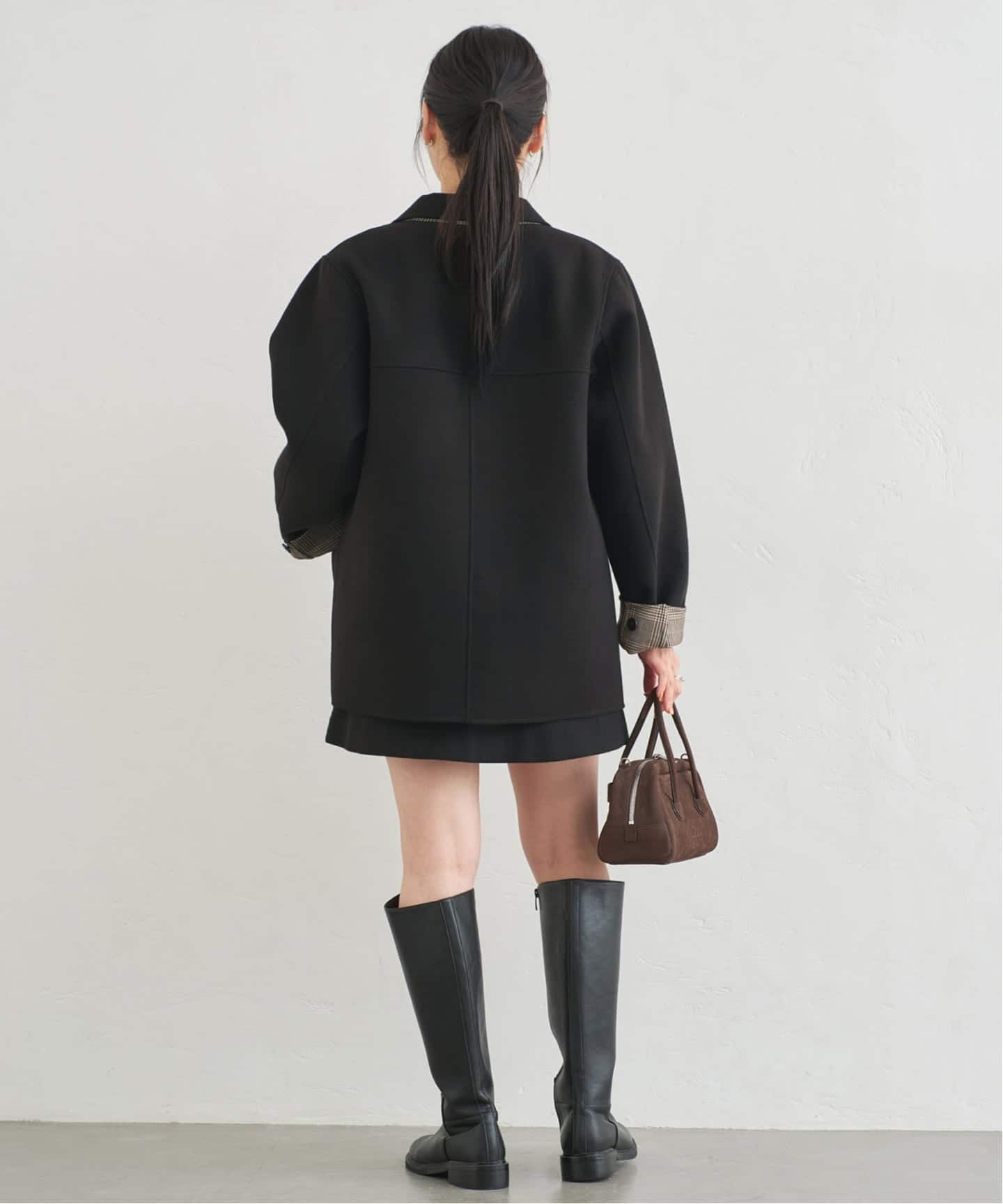 【Spick and Span】未使用タグ付ウールミックスリバージャケット 38 スピック＆スパン(Spick and Span) レディース アウター