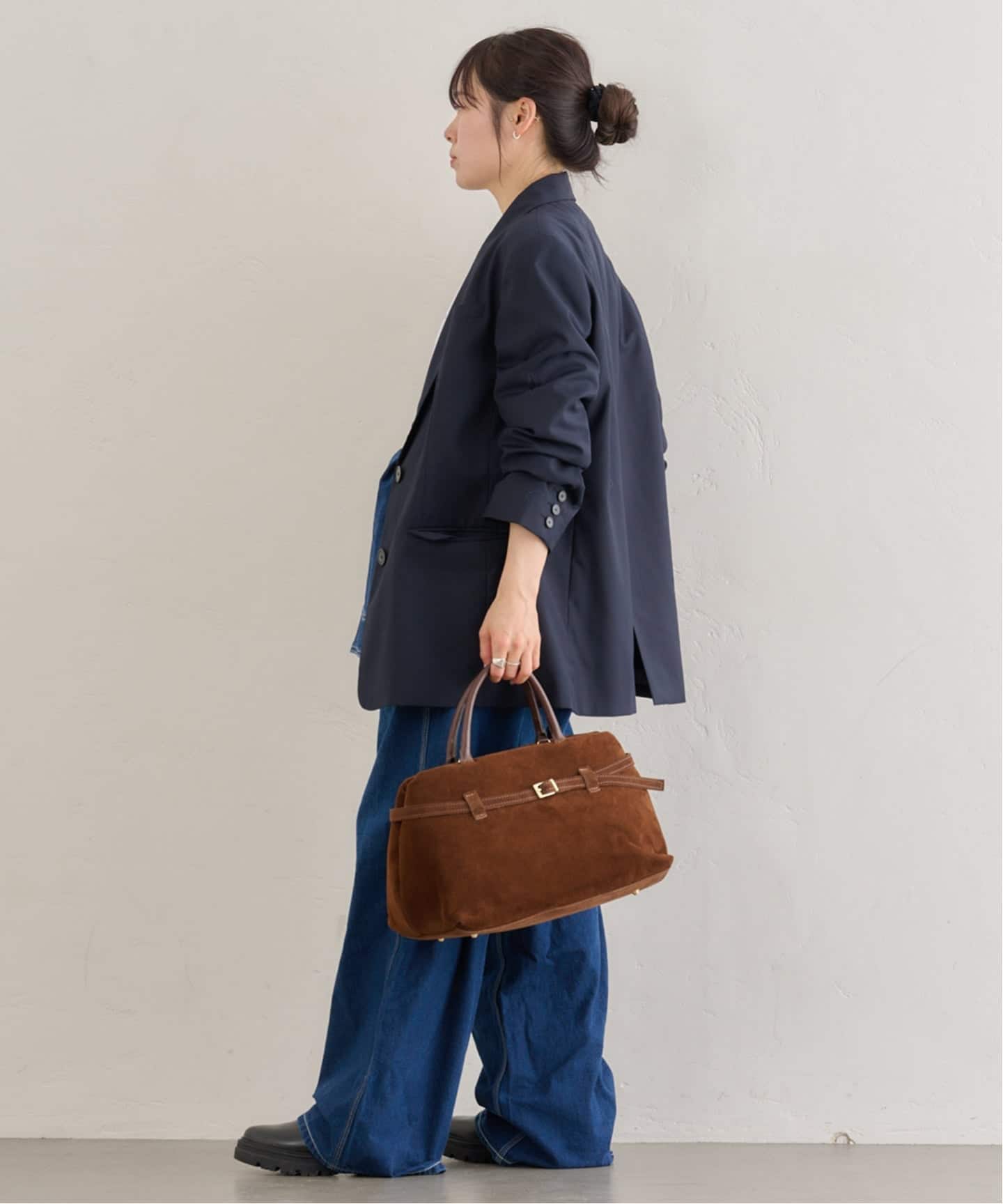 オーバーミドルジャケット（テーラードジャケット）｜U by