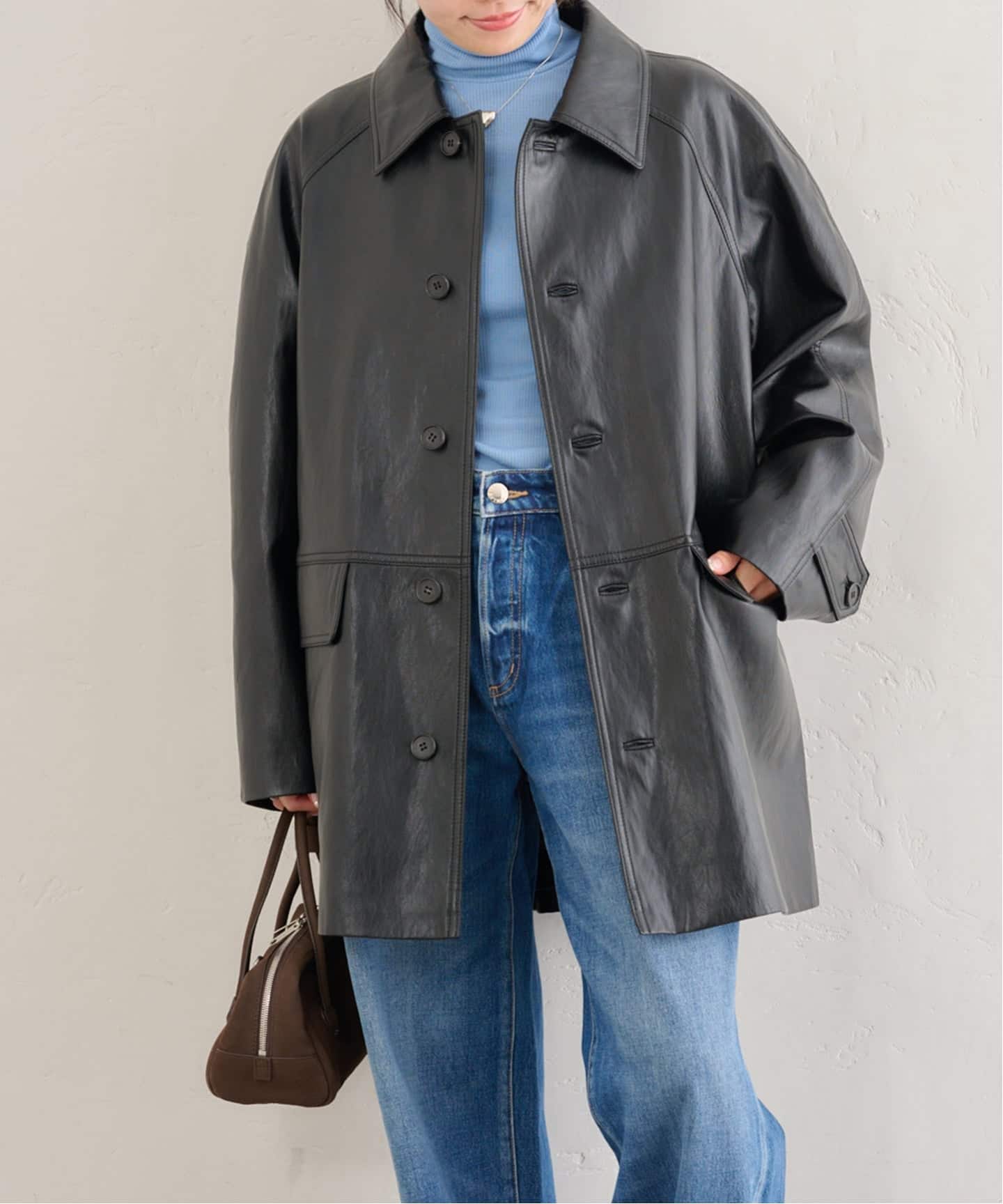 DUNST/ダンスト UNISEX LILY VEGAN LEATHER ハーフ ジャケット（その他