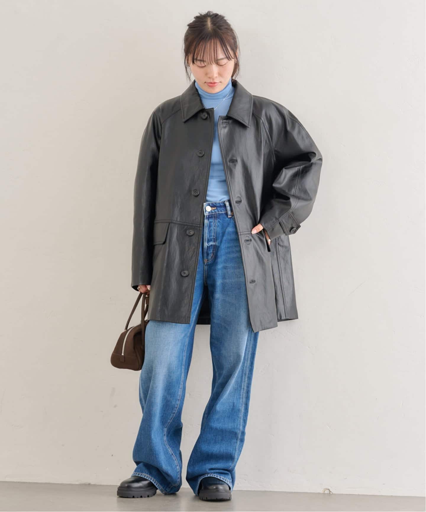 DUNST/ダンスト UNISEX LILY VEGAN LEATHER ハーフ ジャケット（その他
