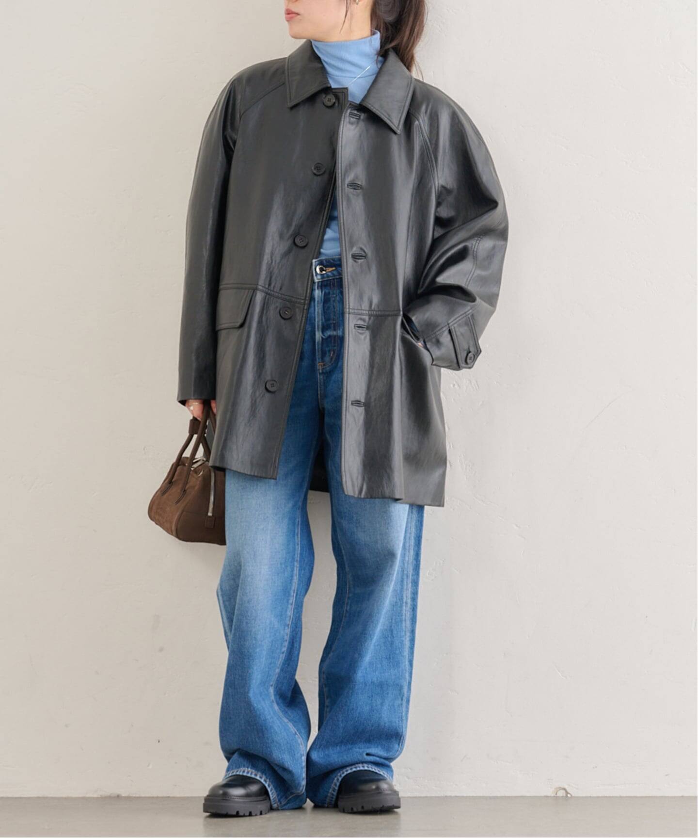 DUNST/ダンスト UNISEX LILY VEGAN LEATHER ハーフ ジャケット（その他