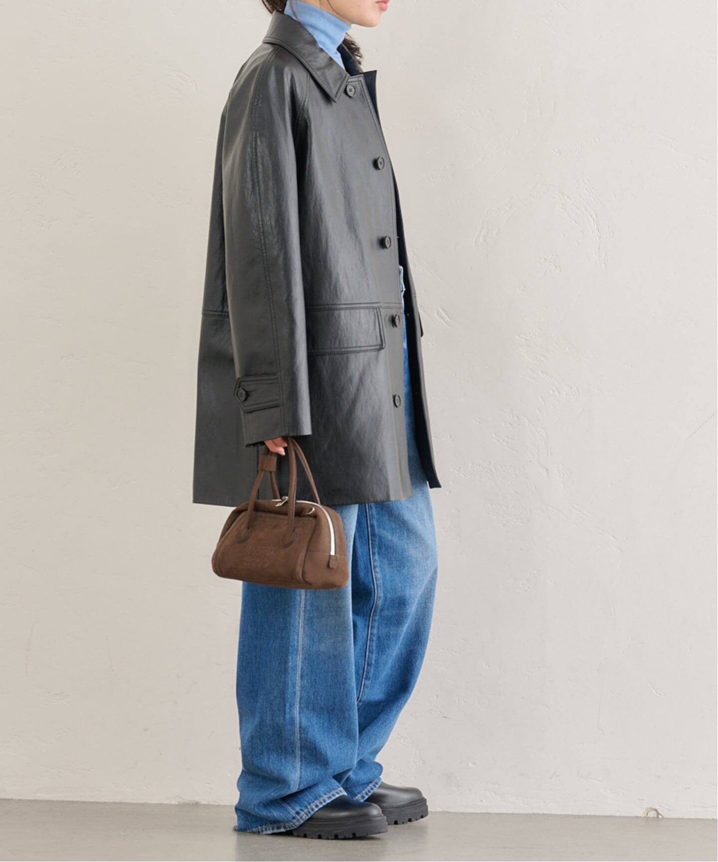 DUNST/ダンスト UNISEX LILY VEGAN LEATHER ハーフ ジャケット（その他