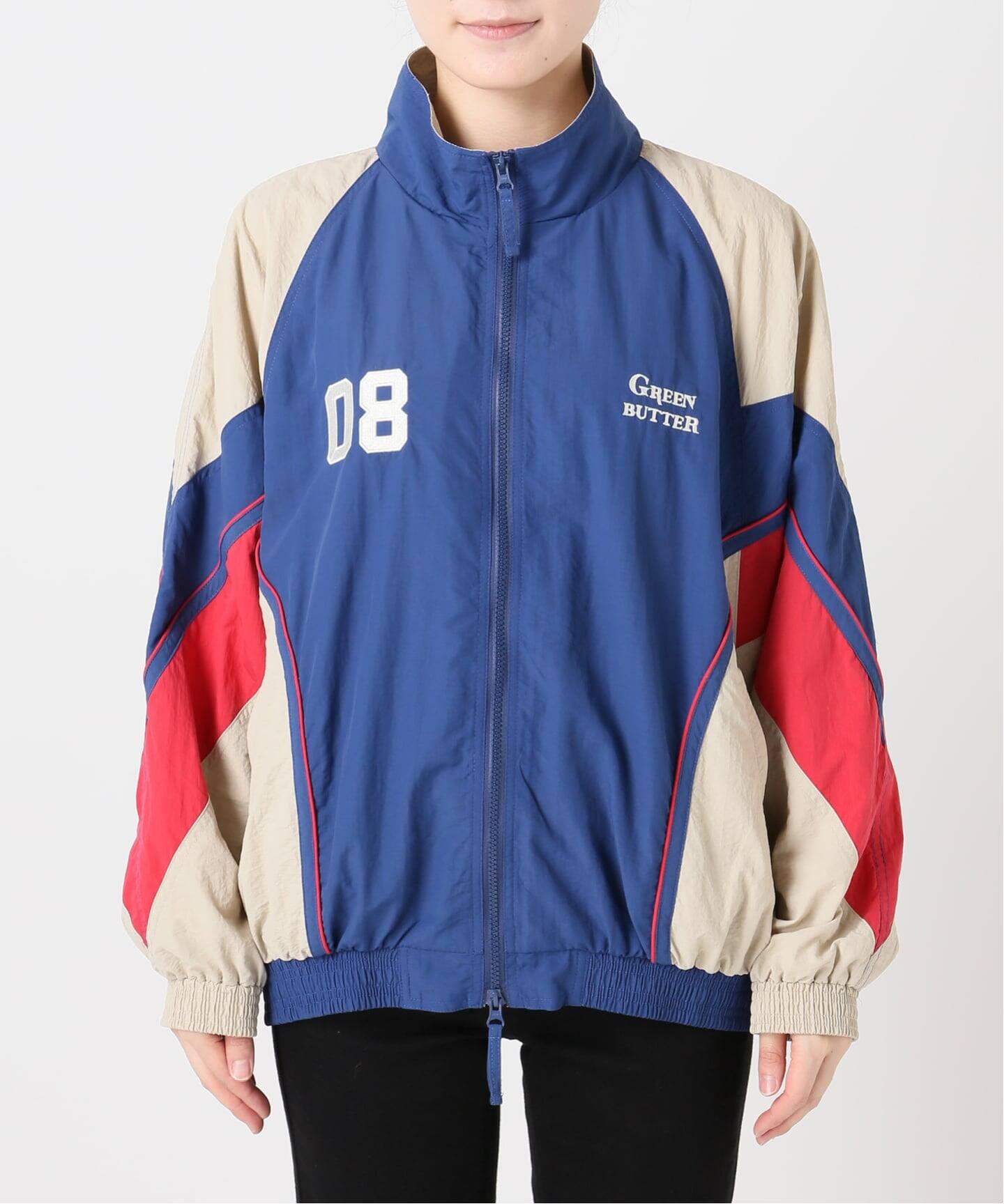 ジャケット [GREEN BUTTER] Two-way Windbreaker Jacket GREEN BUTTER/グリーンバター Two-way Windbreaker Jacket