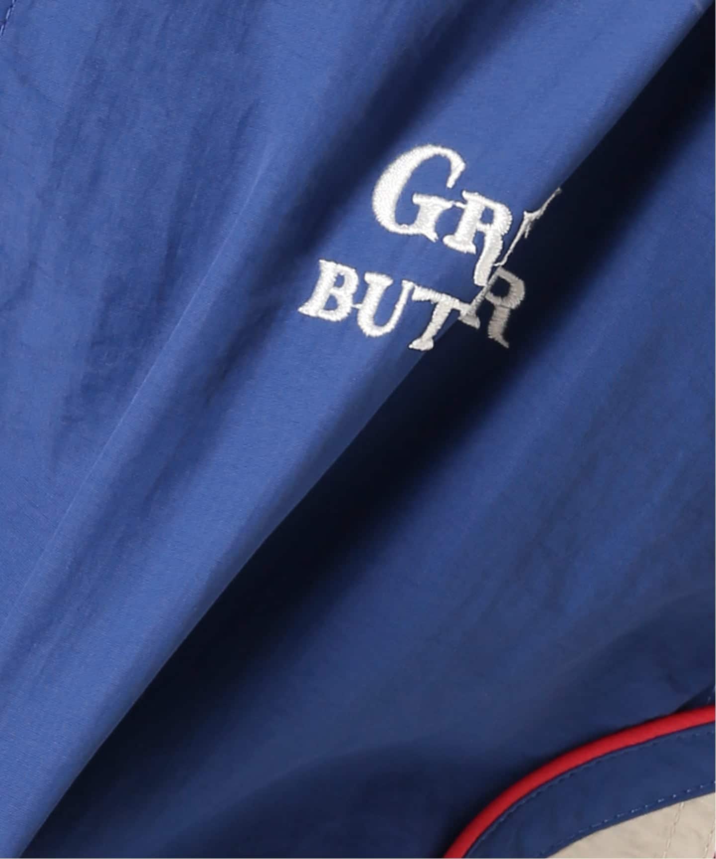 【GREEN BUTTER】Two-Way Windbreaker Jacket COBALT 予約》GREEN BUTTER/グリーンバター Two-way Windbreaker Jacket