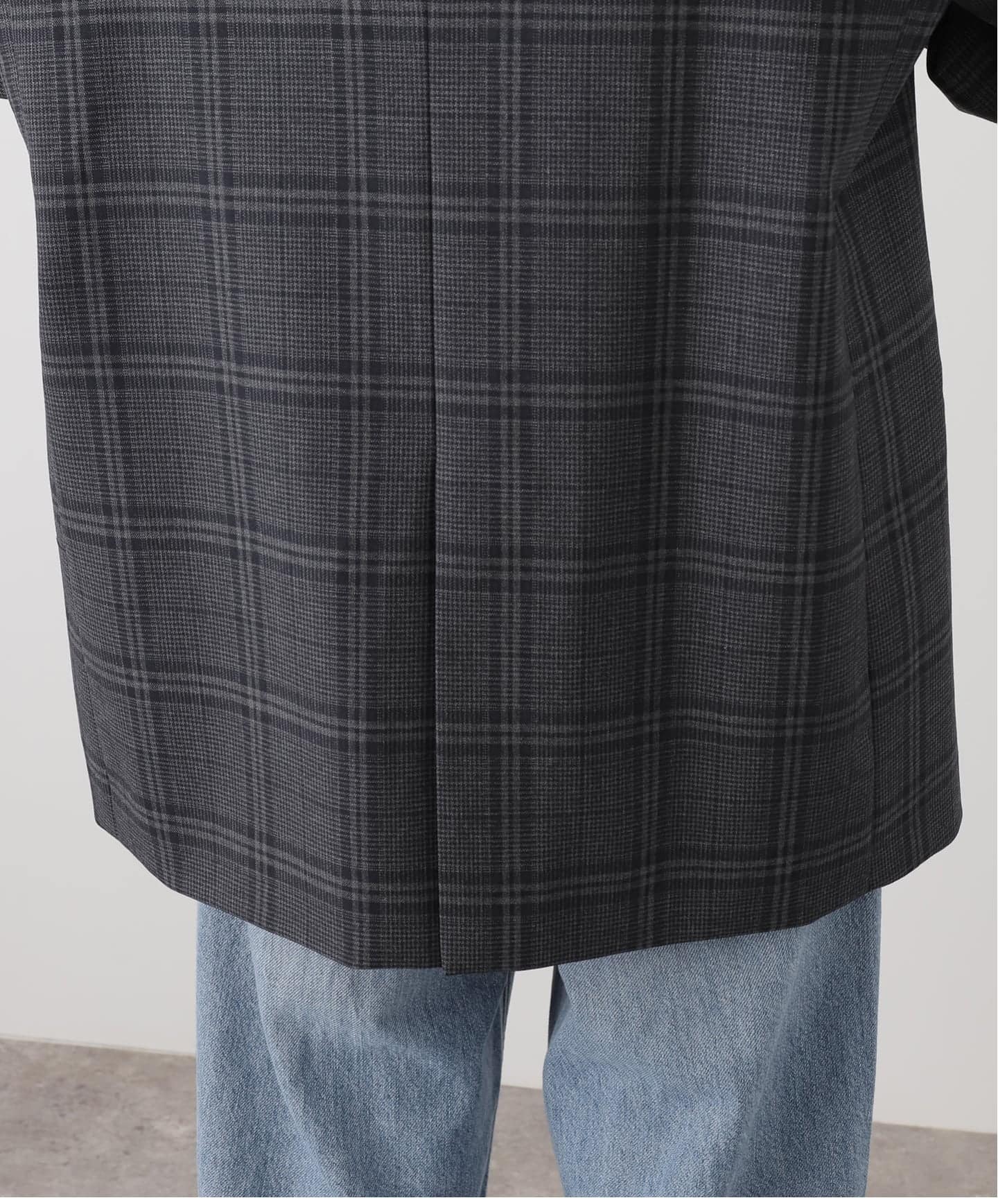 グレンチェックシングルジャケット（テーラードジャケット