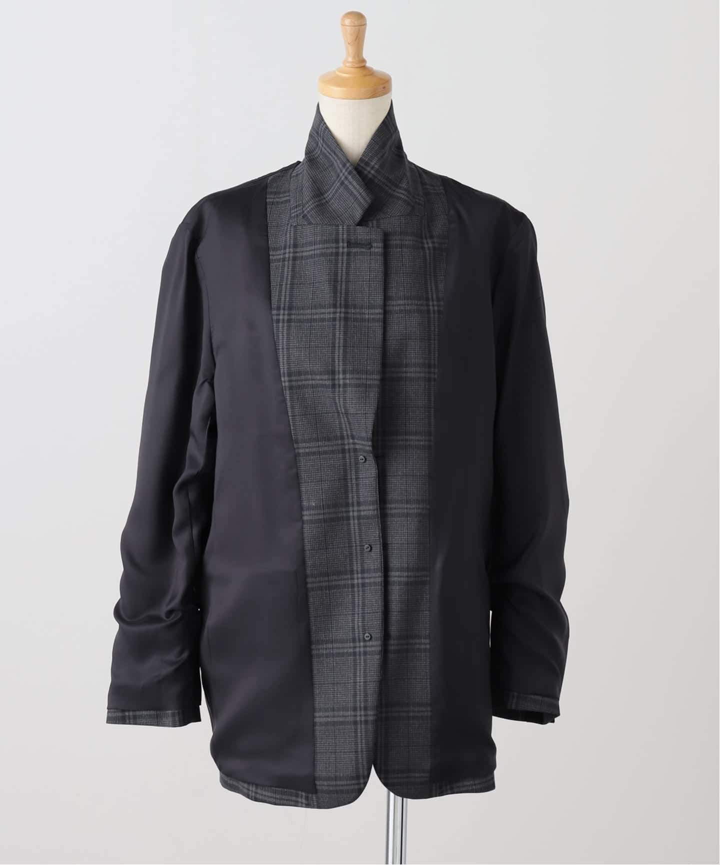グレンチェックシングルジャケット（テーラードジャケット