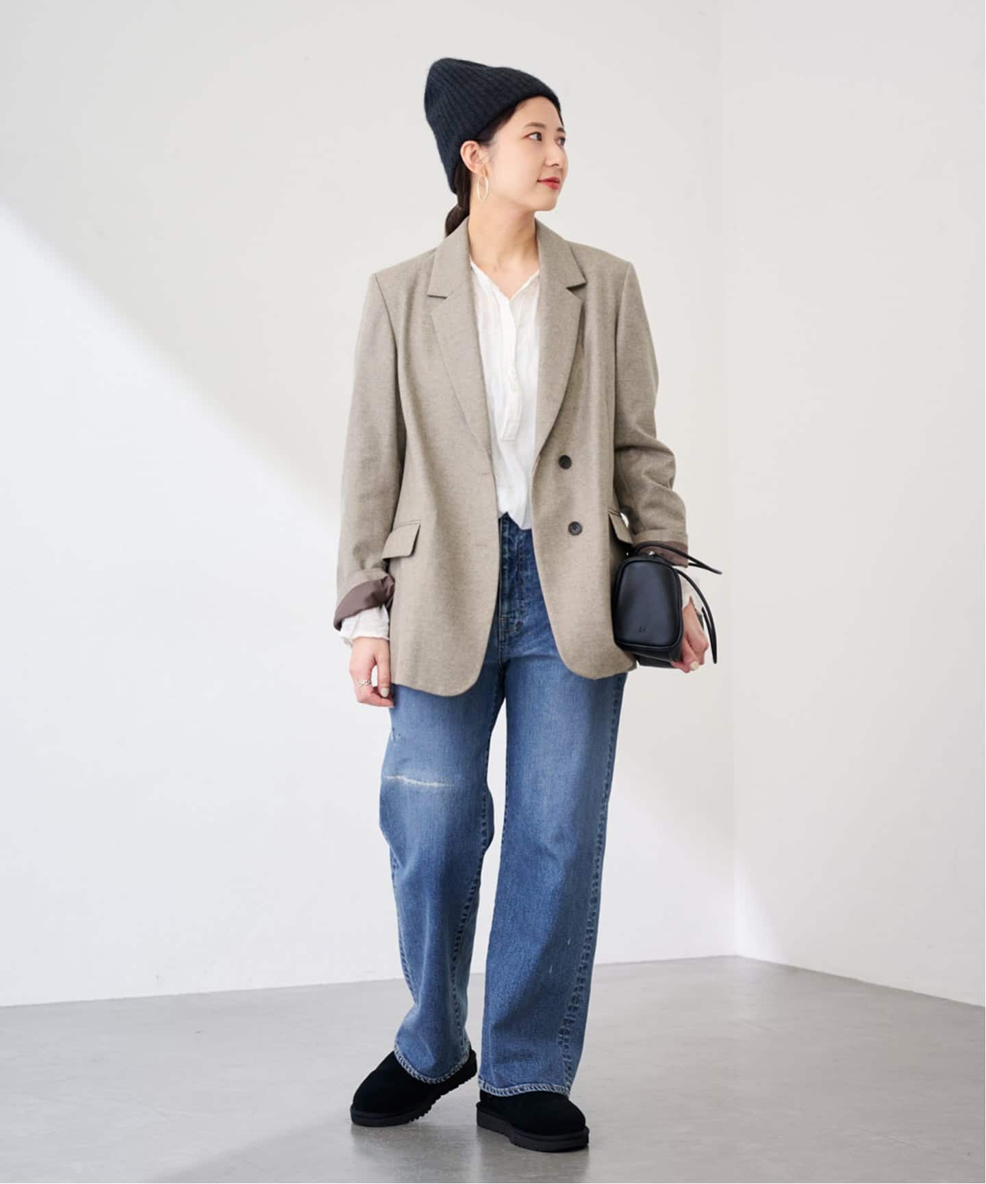 カシミヤ混フラノテーラードジャケット（その他ジャケット・スーツ