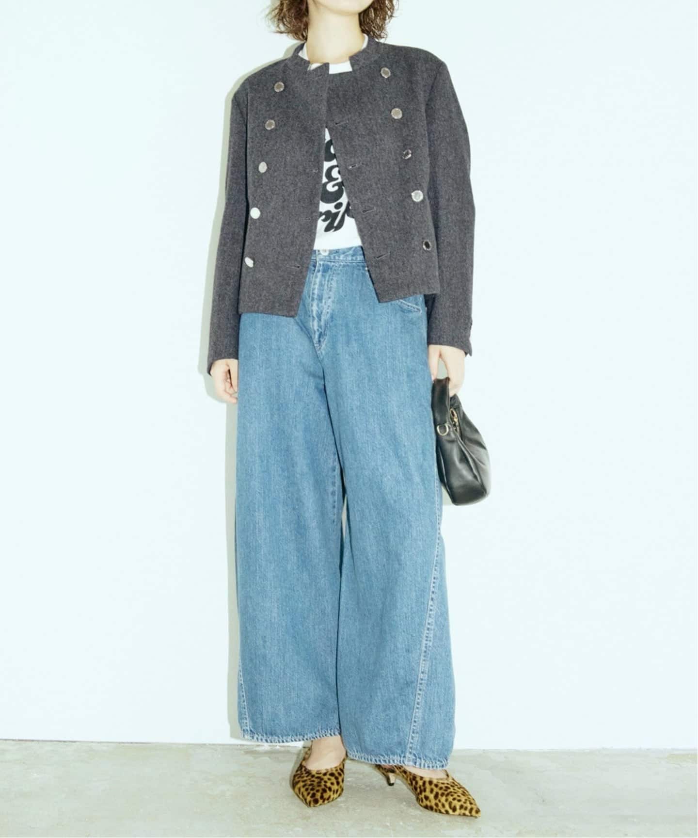 12/7.8 タイムセール！Framework クチュールドアダムツイードコート COUTURE D`ADAM/クチュールドアダム 別注ヘリンボーンクラシック