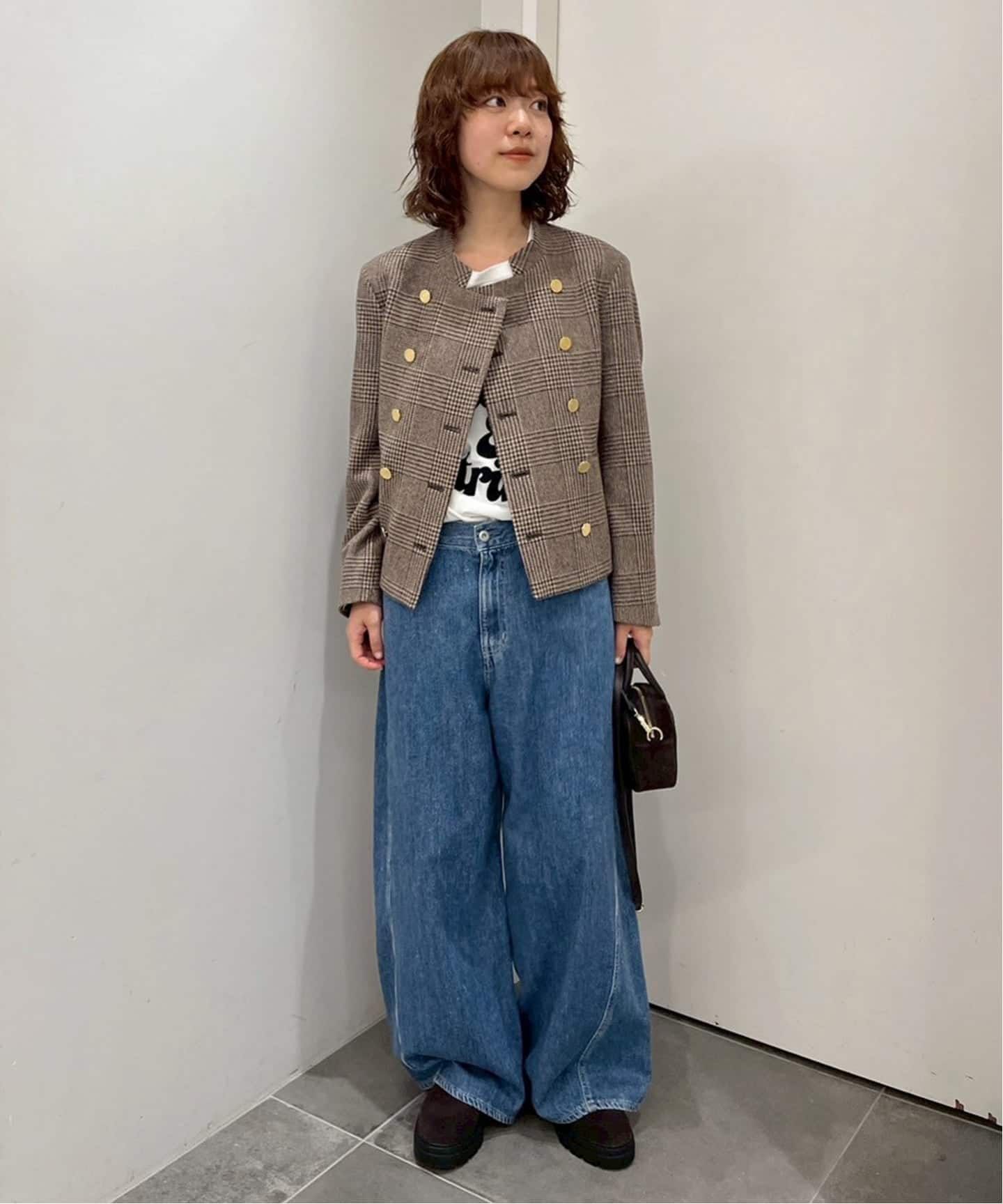 クチュールドアダム COUTURE D'ADAM グレンチェック ジャケット item154133400101-1-2.jpg