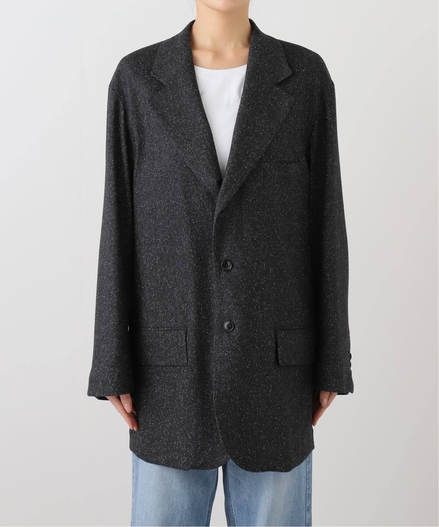 COUTURE D`ADAM/クチュールドアダム BIG JK silkmep herringborn