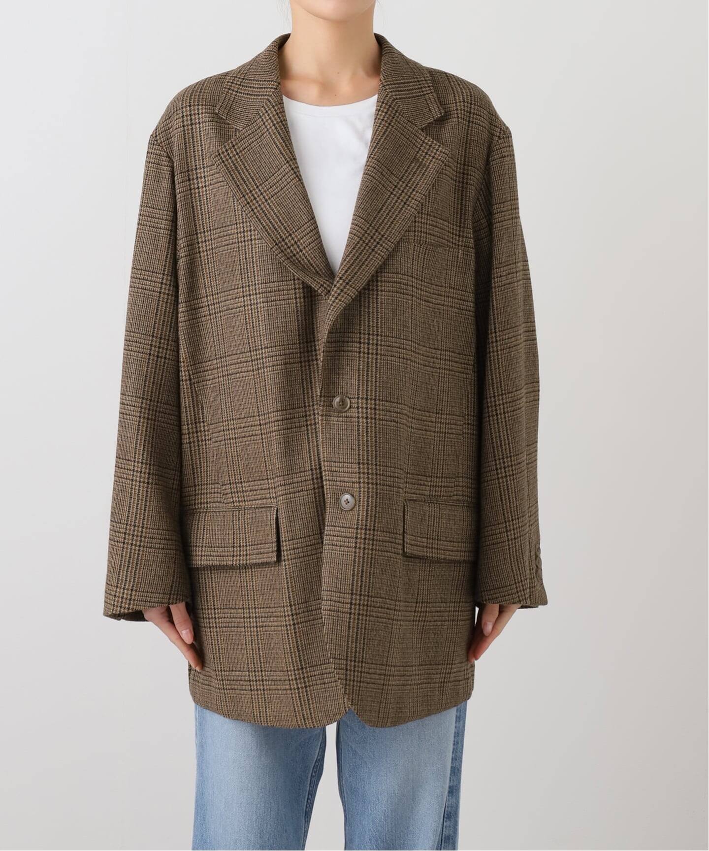 クチュール ド アダム oversize gunclub check ジャケット COUTURE D'ADAM (クチュール ド アダム) Gunclubcheck ジャケット