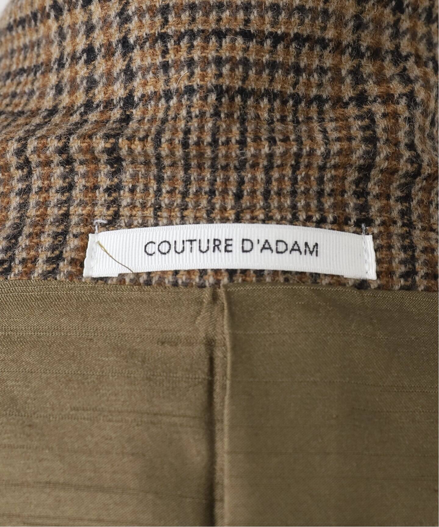 クチュールドアダム/ビックジャケットシルクネップヘリンボーン新品未使用 COUTURE D`ADAM/クチュールドアダム BIG JK silkmep herringborn