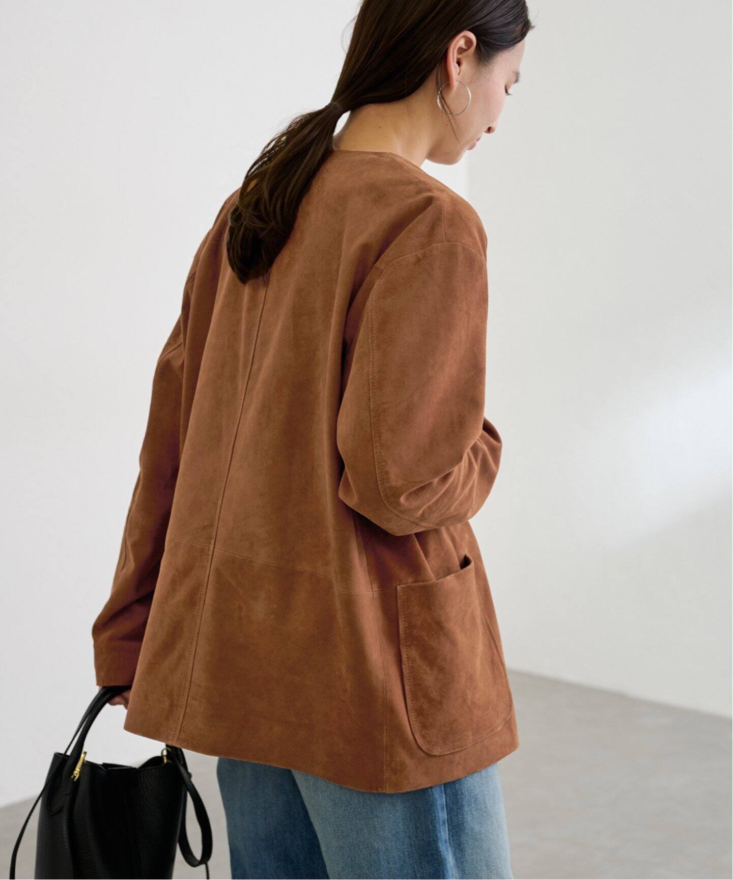 FRAMeWORK THRIFTY LOOK leather カバーオール THRIFTY LOOK leather カバーオール（レザージャケット