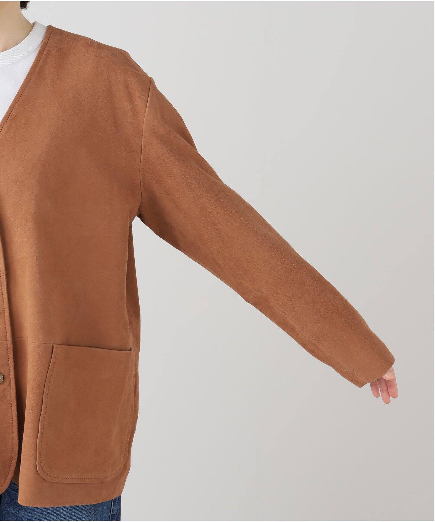 THRIFTY LOOK leather カバーオール（レザージャケット