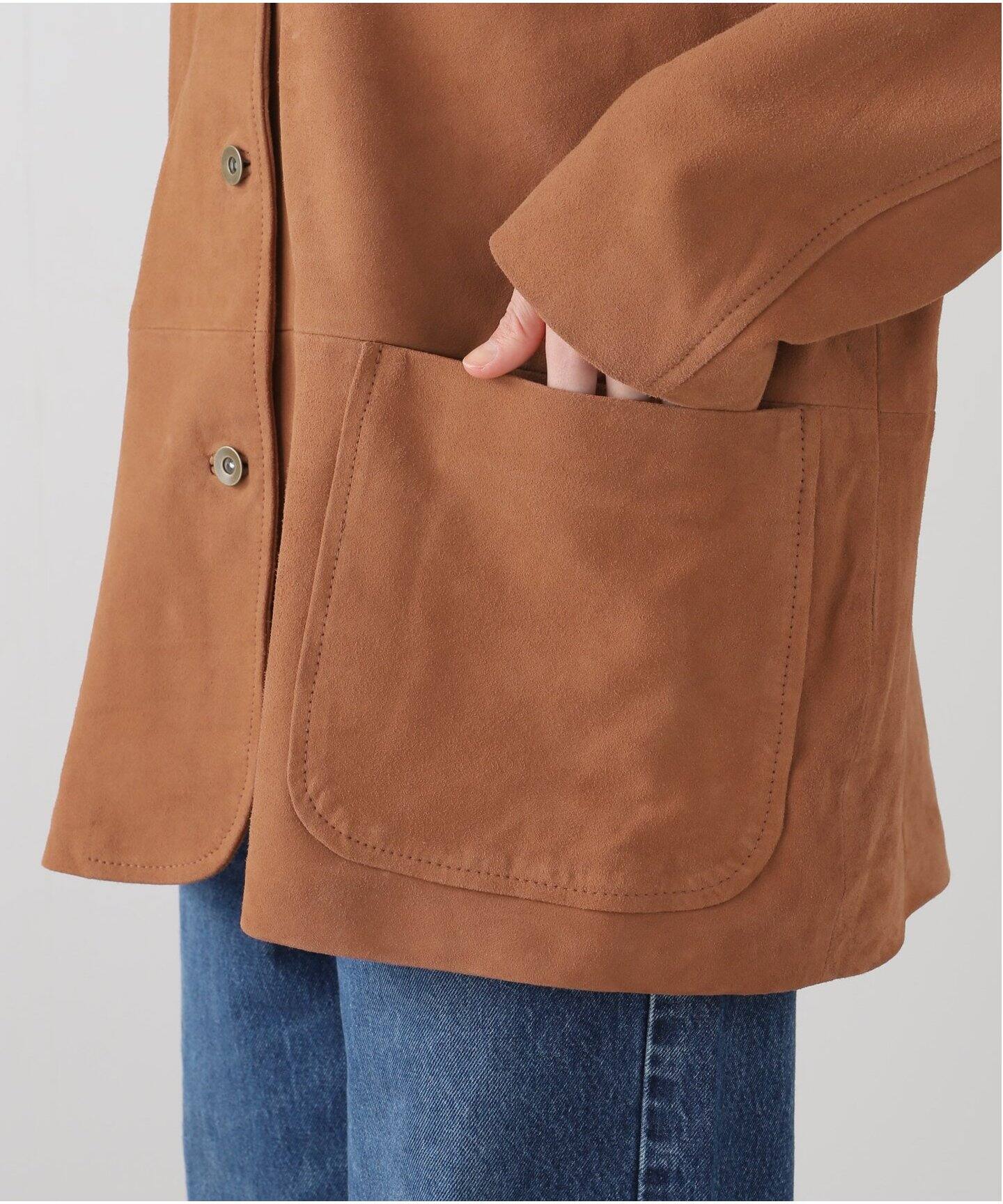 THRIFTY LOOK leather カバーオール（レザージャケット