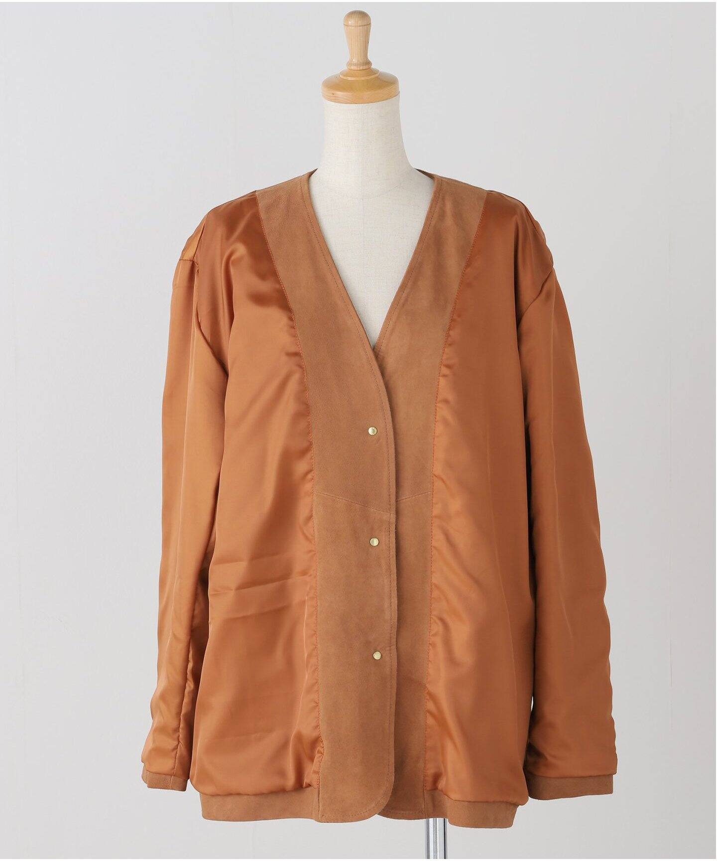 FRAMeWORK THRIFTY LOOK leather カバーオール THRIFTY LOOK leather カバーオール（レザージャケット