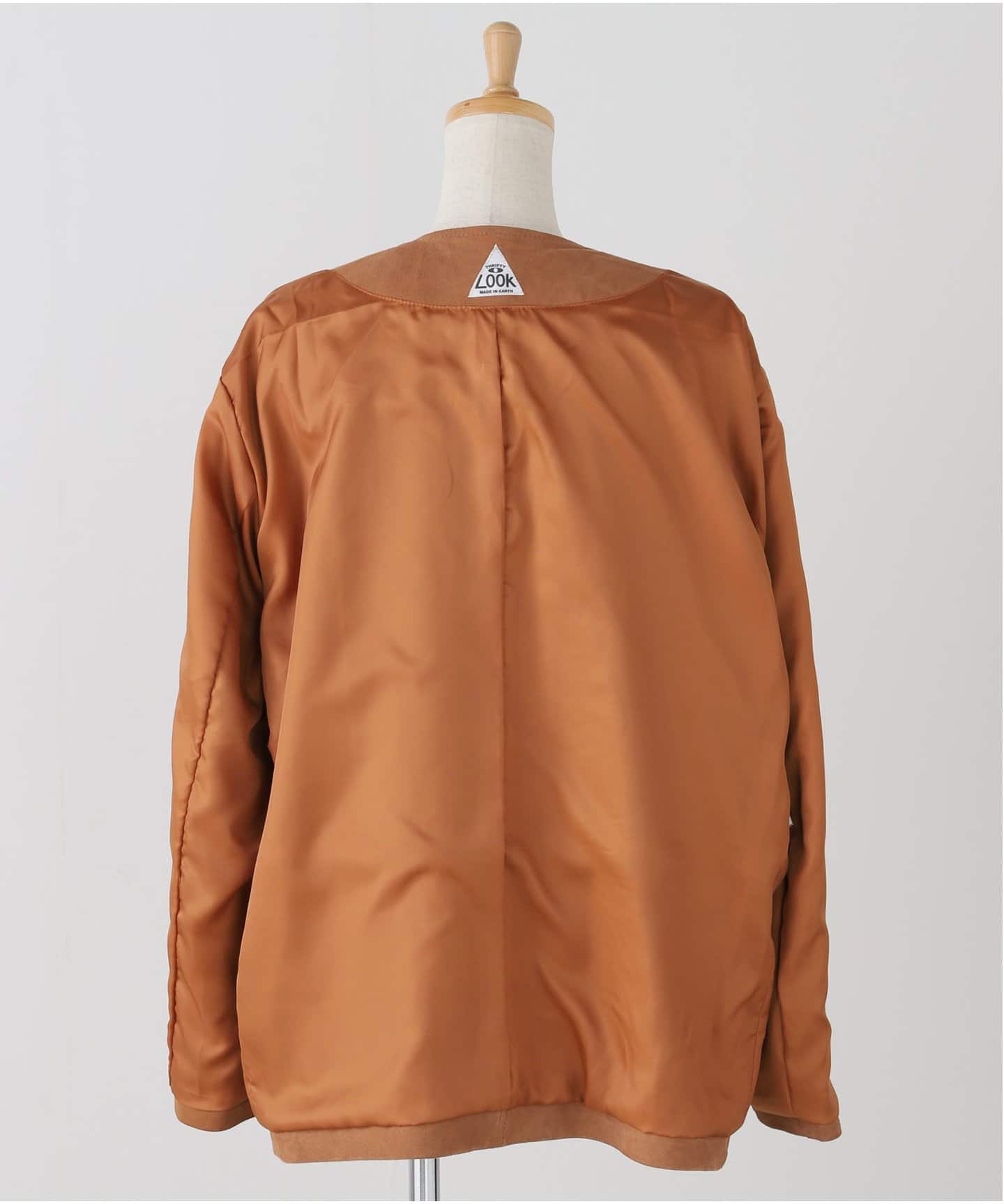 THRIFTY LOOK leather カバーオール（レザージャケット