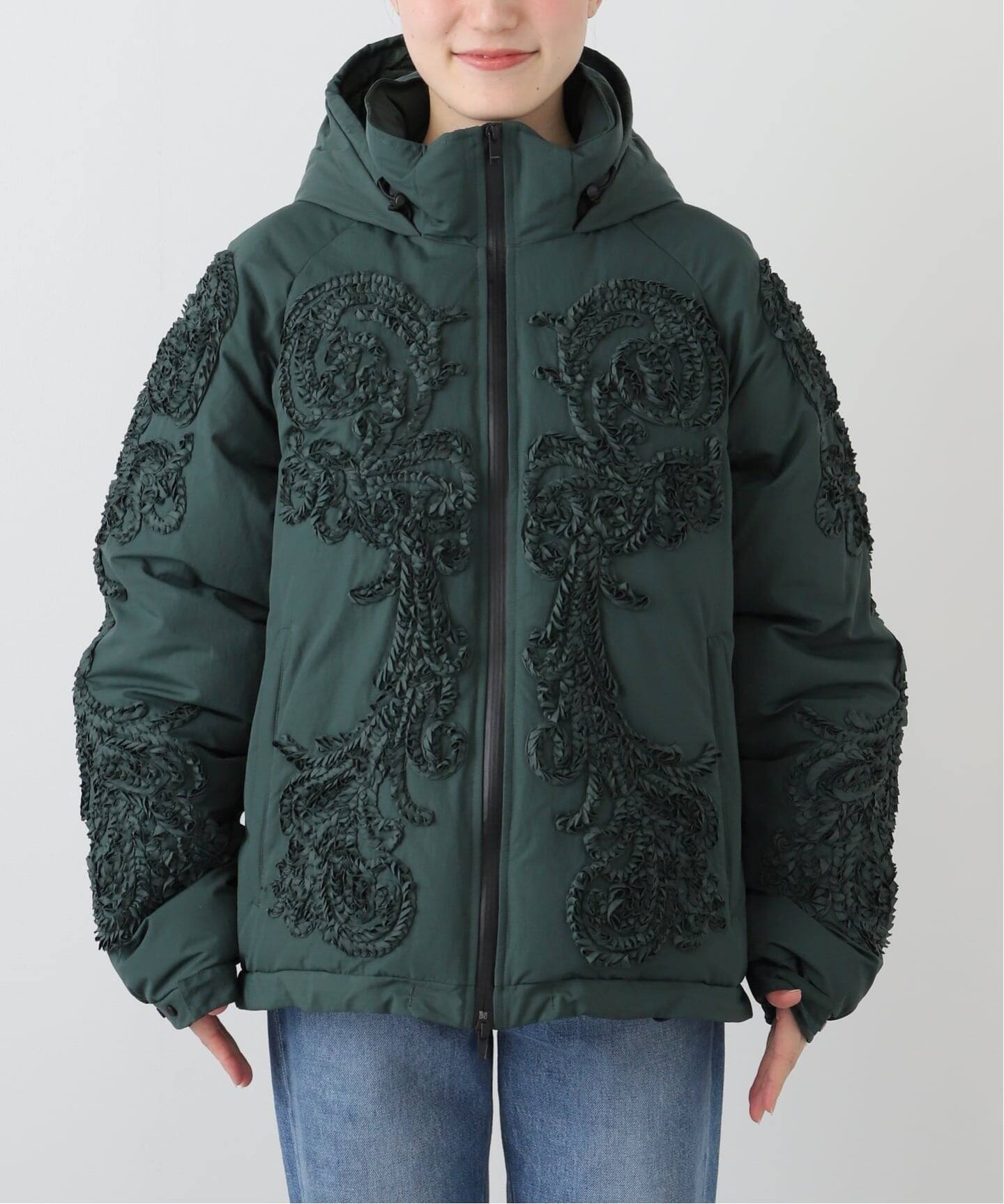 Down Jacket あああああ様 TAAKK/ターク】EMBROIDERY DOWN JACKET（ダウンジャケット