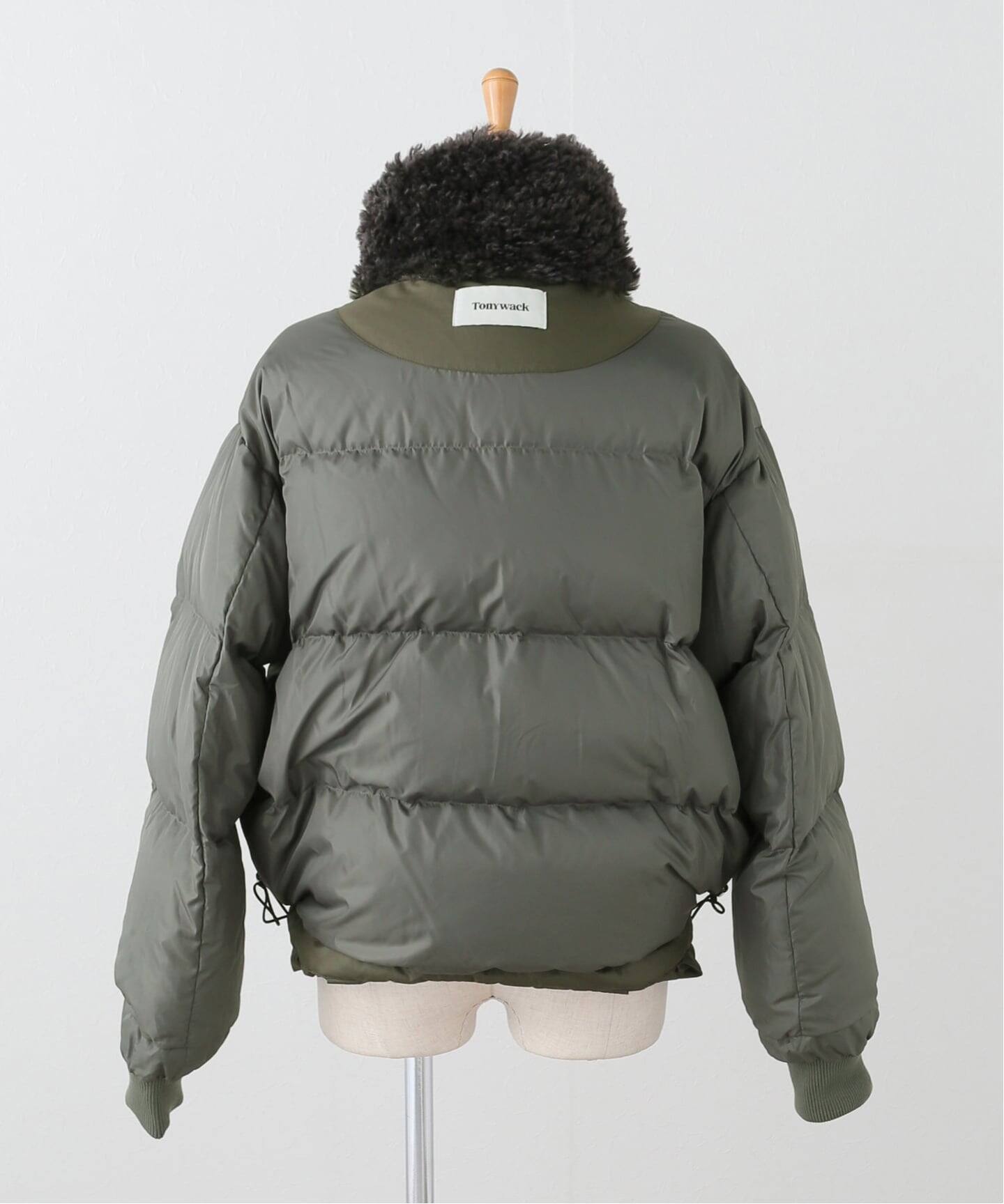TONYWACK/トニーワック】 SHEARLING COLLAR PUFFER BLOUSON（ダウン