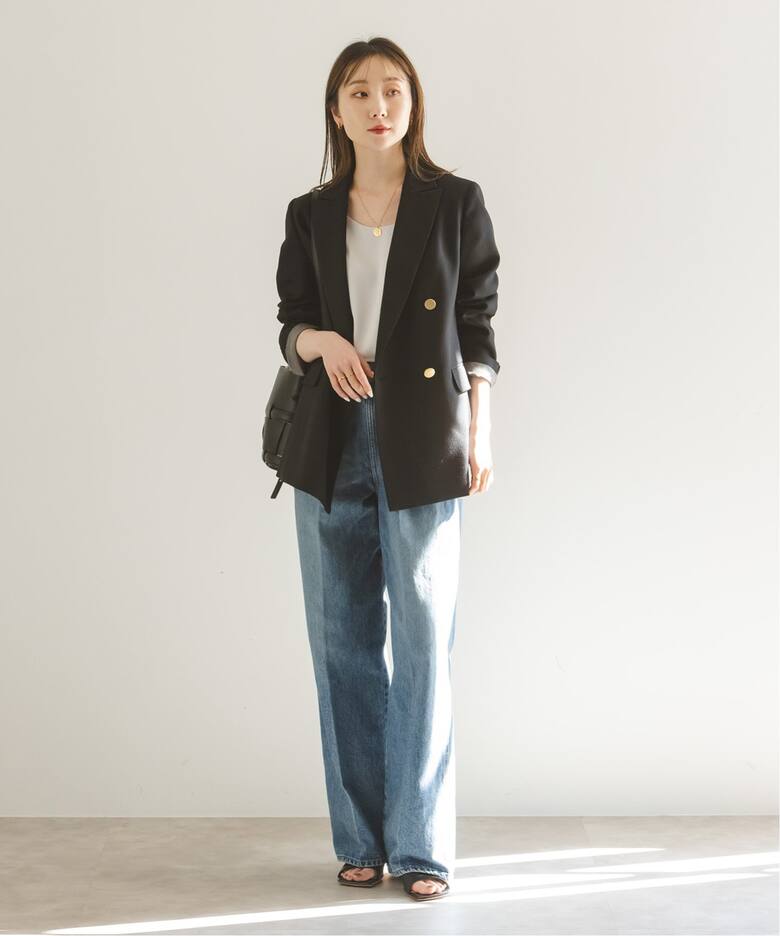 追加2》トリコチンピークドラペルジャケット（テーラードジャケット  