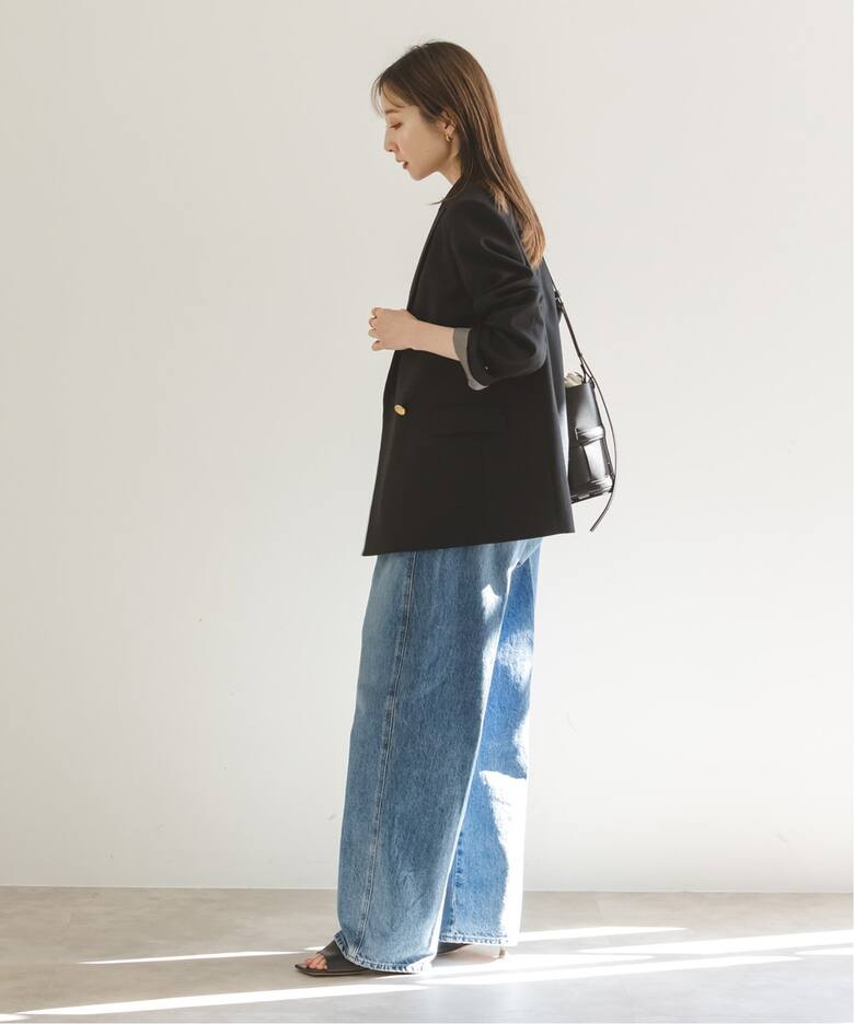 追加2》トリコチンピークドラペルジャケット（テーラードジャケット  