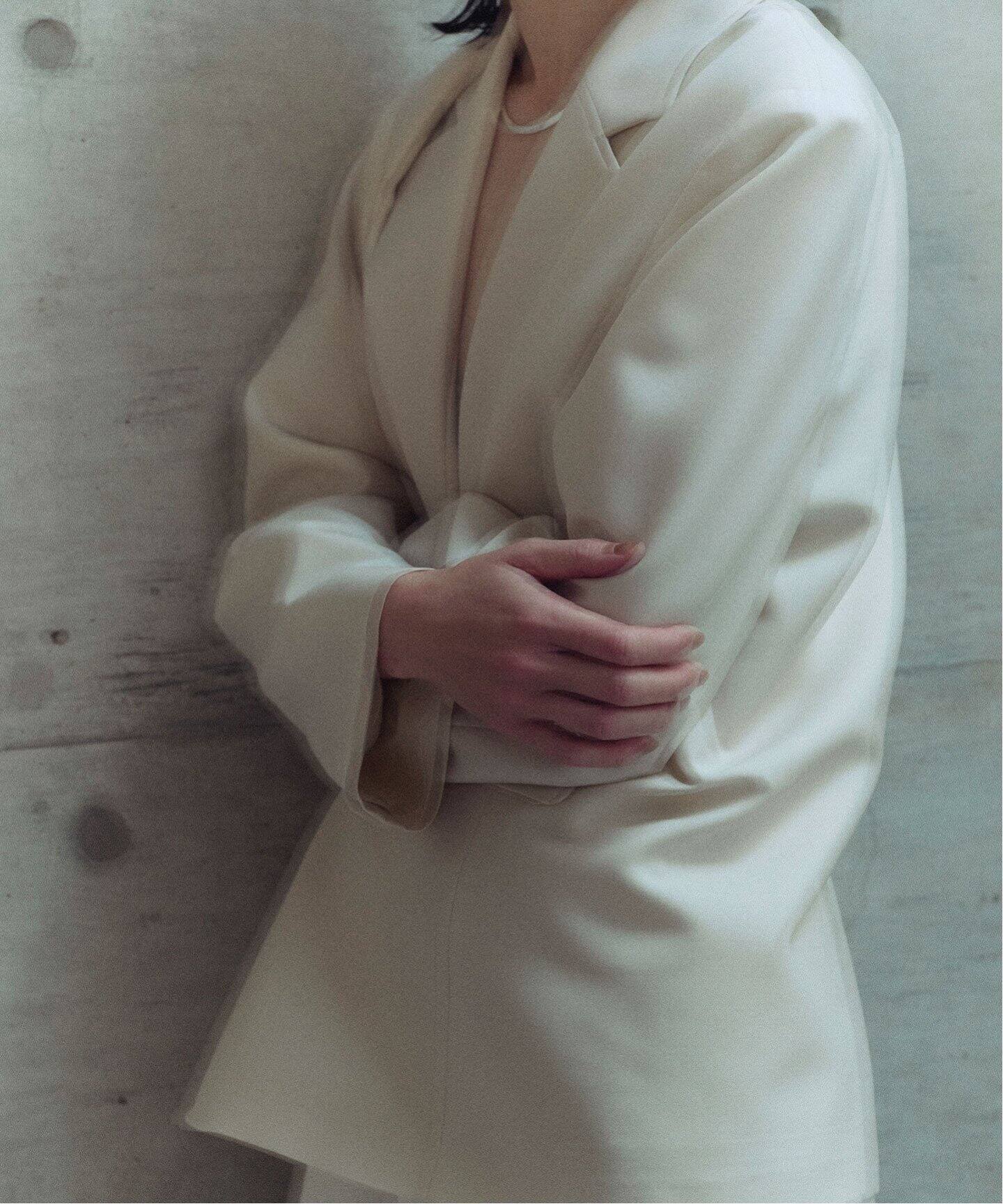 ELENI/エルニ ウールモヘヤポプリンジャケット（テーラードジャケット  