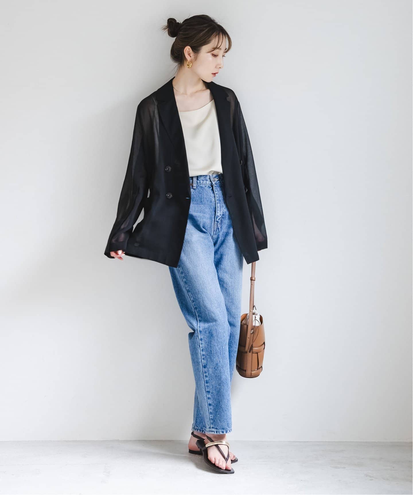 追加》ソフトオーガンジーシアージャケット 2（テーラード