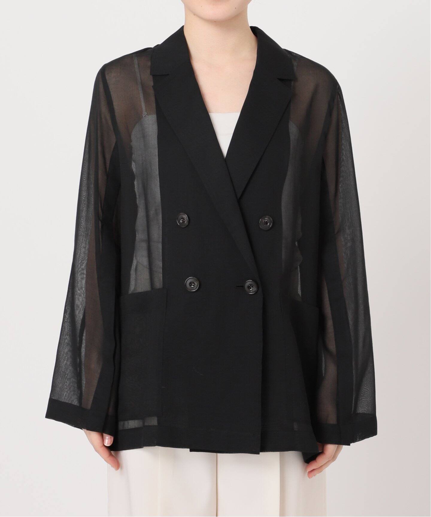 追加》ソフトオーガンジーシアージャケット 2（テーラード