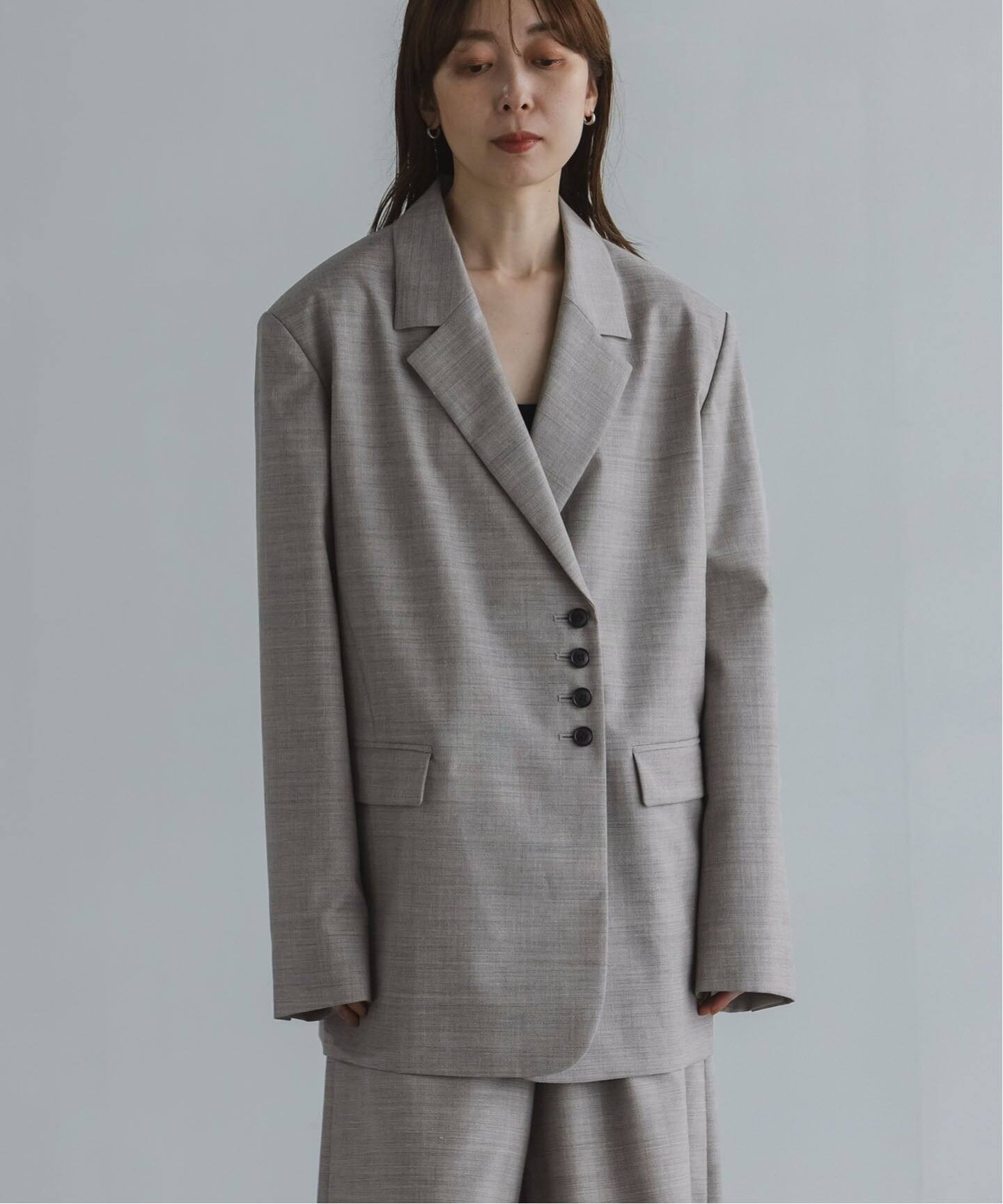希少完売品✨エルネスト リネン テーラードジャケット made in italy IENA ジャケット テーラードジャケット ウォッシャブル ソフト