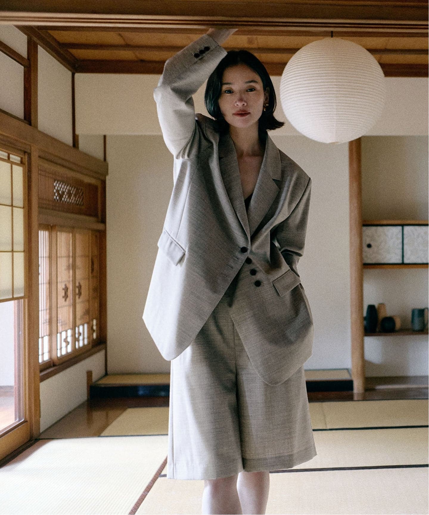 NOBLE エルニ ウールモヘアオーバージャケット ELENI/エルニ ウールモヘアオーバージャケット（テーラードジャケット