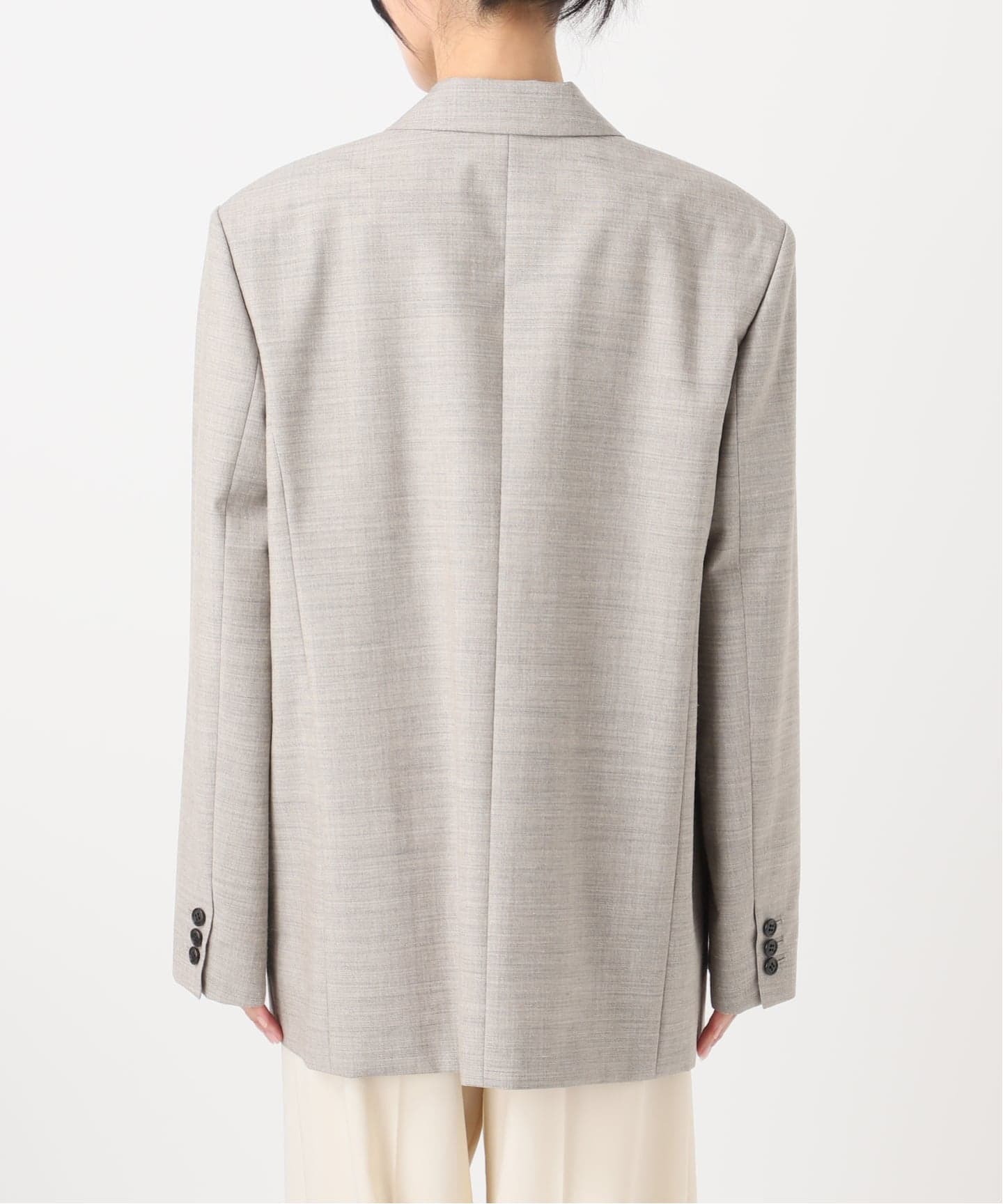 ELENI/エルニ ウールモヘアオーバージャケット（テーラードジャケット