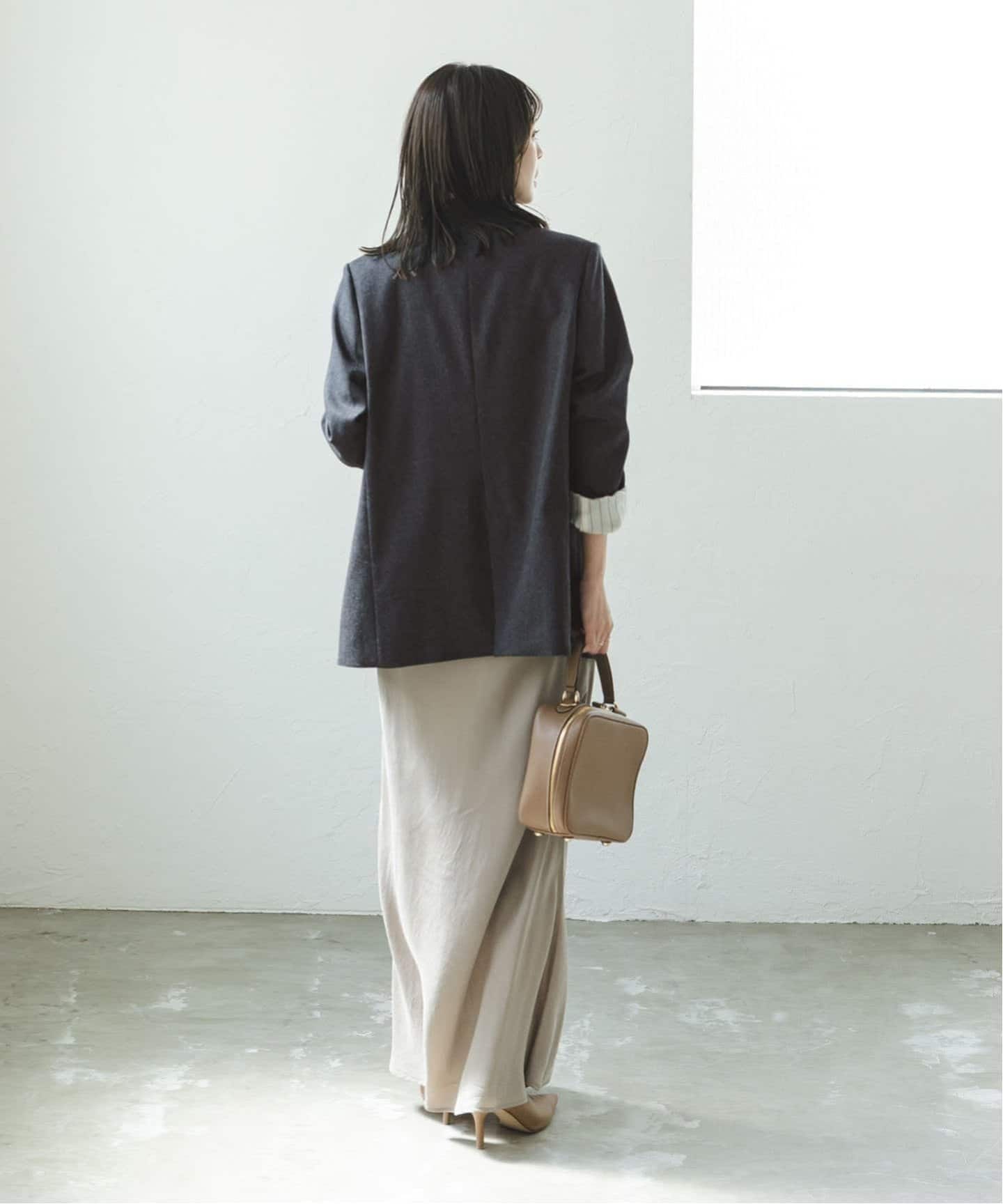 追加》《WEB・一部店舗カラー》ウールフラノピークドラペル