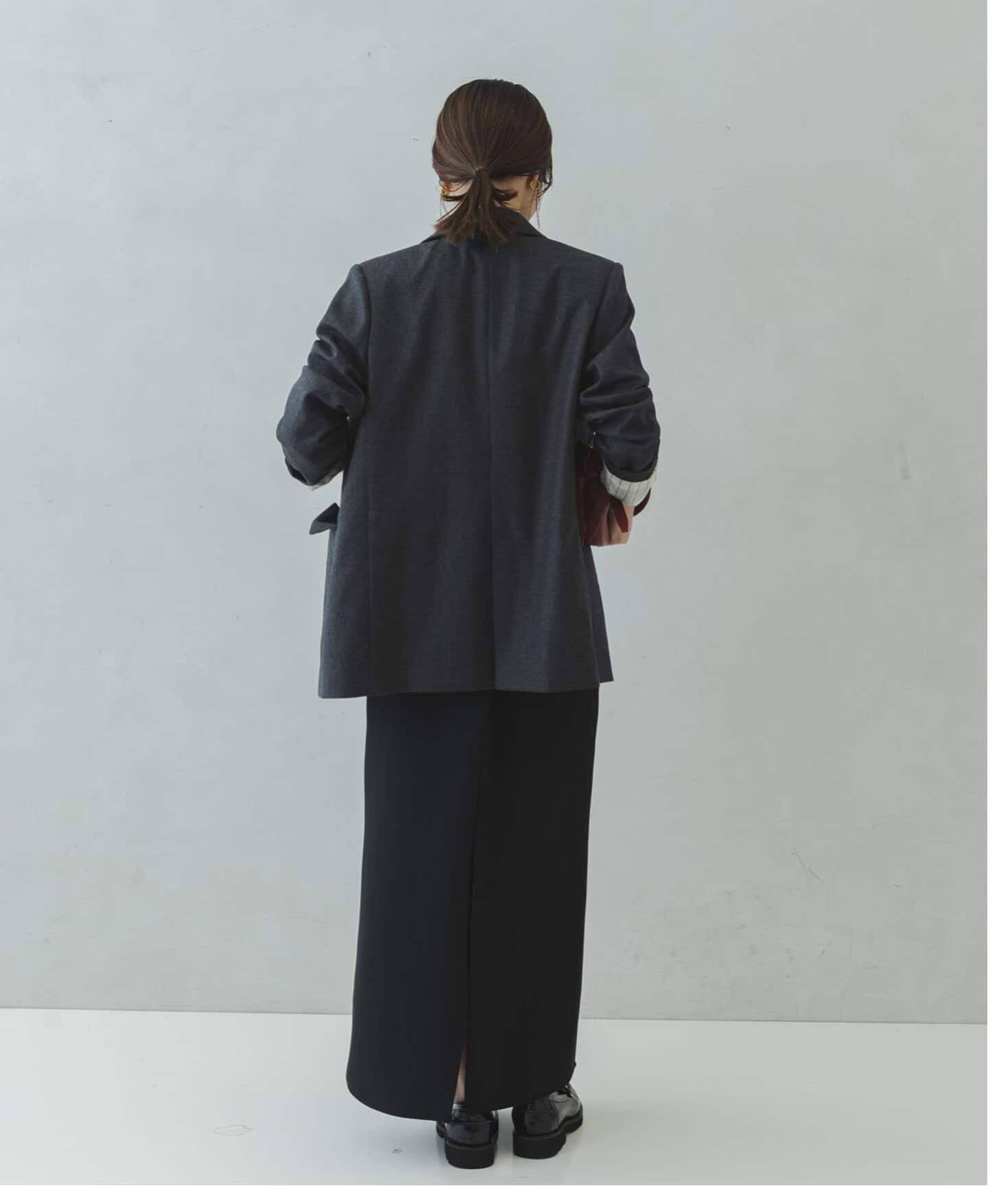 追加》《WEB・一部店舗カラー》ウールフラノピークドラペルジャケット
