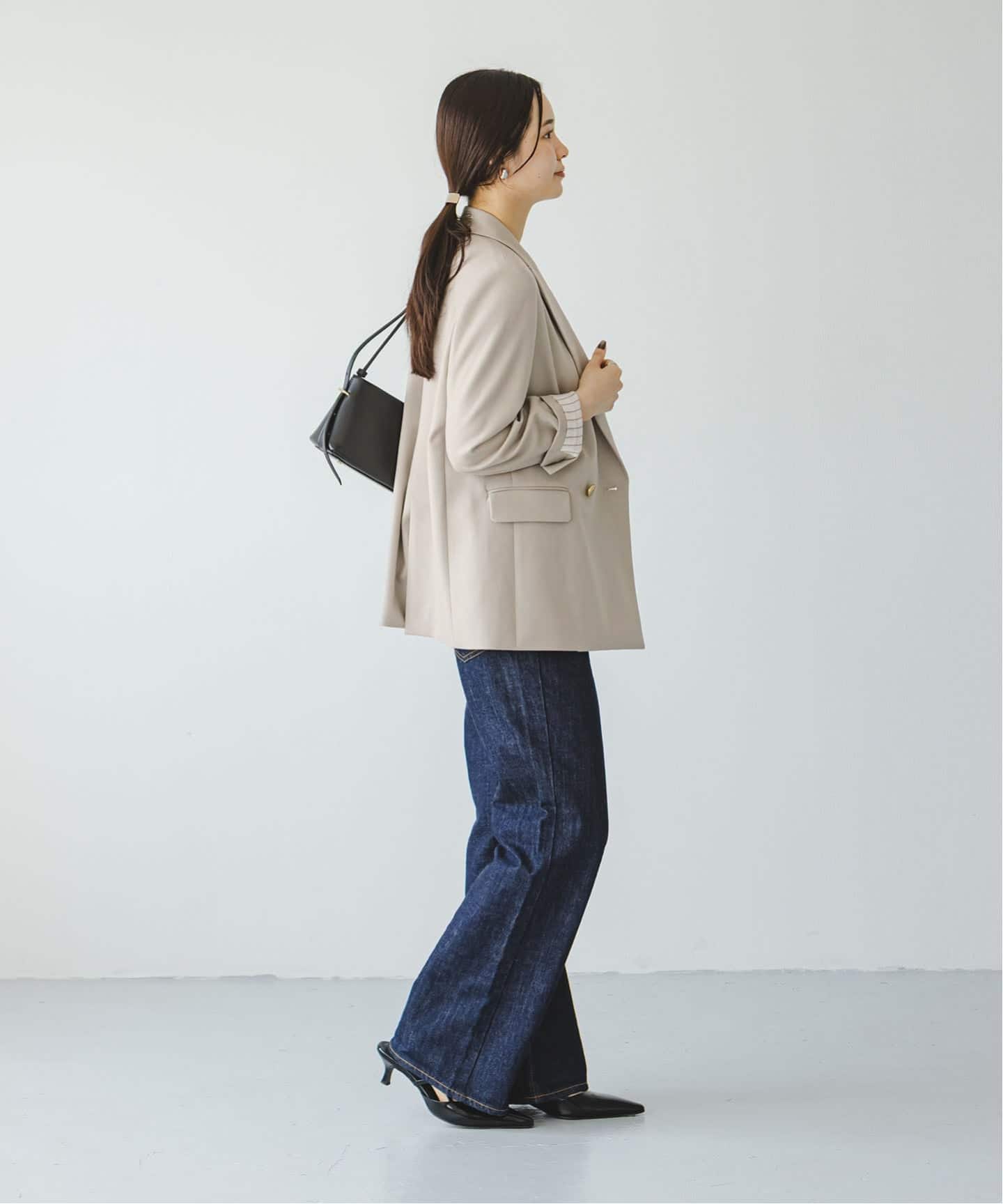 追加》《WEB・一部店舗カラー》ウールフラノピークドラペルジャケット