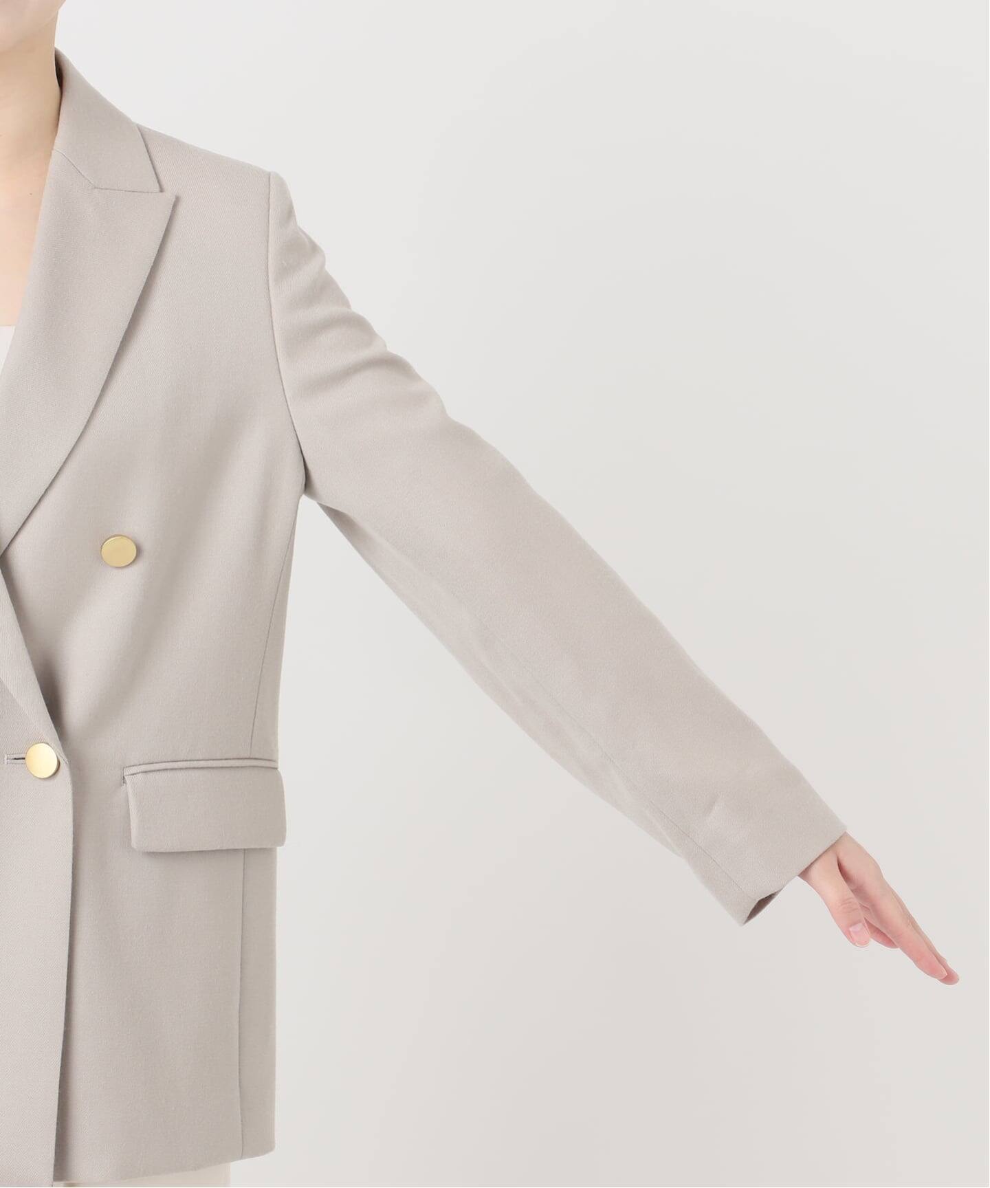 NOBLE ノーブル ウールミルドピークドラペルジャケット ベージュ 38 美品 NOBLE ノーブル ウールミルドピークドラペルジャケット ベージュ