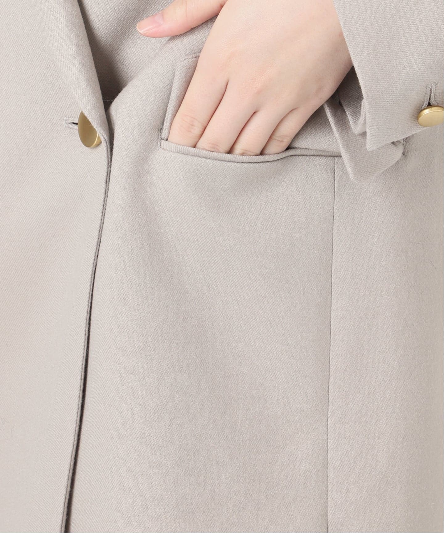 追加》《WEB・一部店舗カラー》ウールフラノピークドラペルジャケット