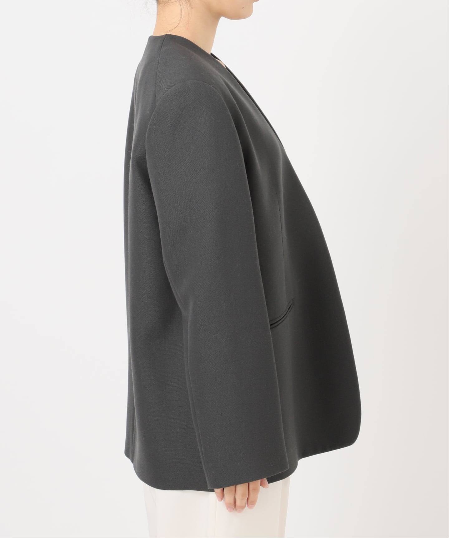 ELENI/エルニ プランプウールジャケット（ノーカラージャケット