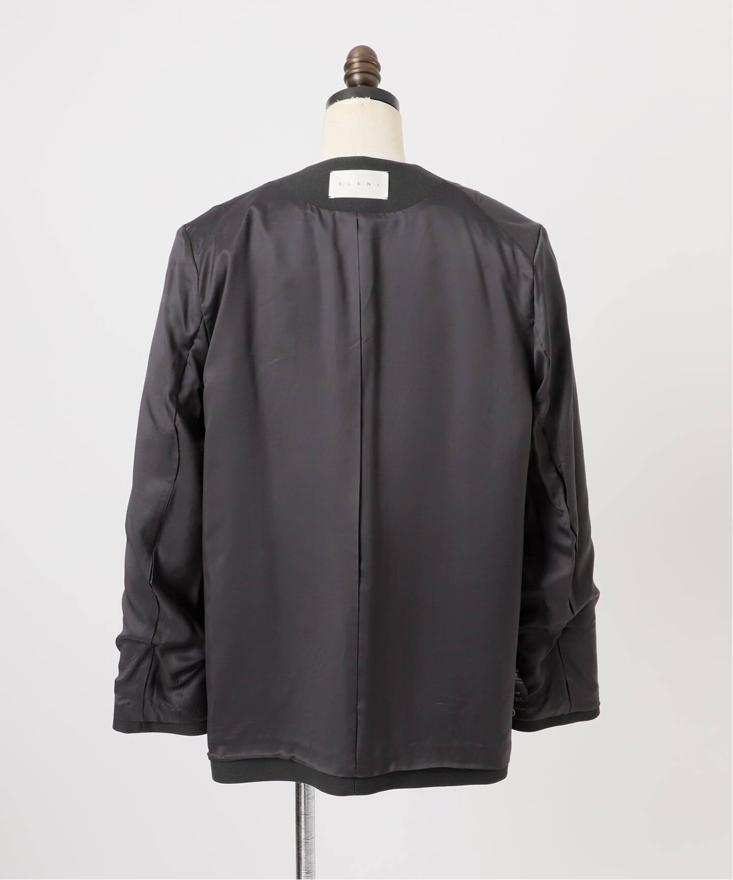 ELENI/エルニ プランプウールジャケット（ノーカラージャケット
