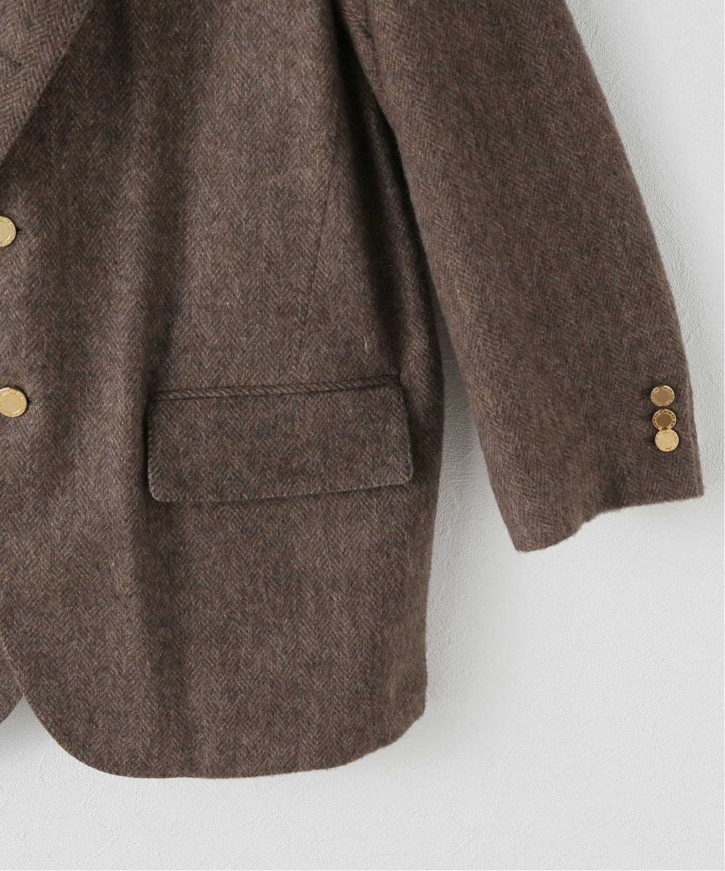 NOBLE別注》COUTURE D'ADAM/クチュールドアダム ツィードシングル