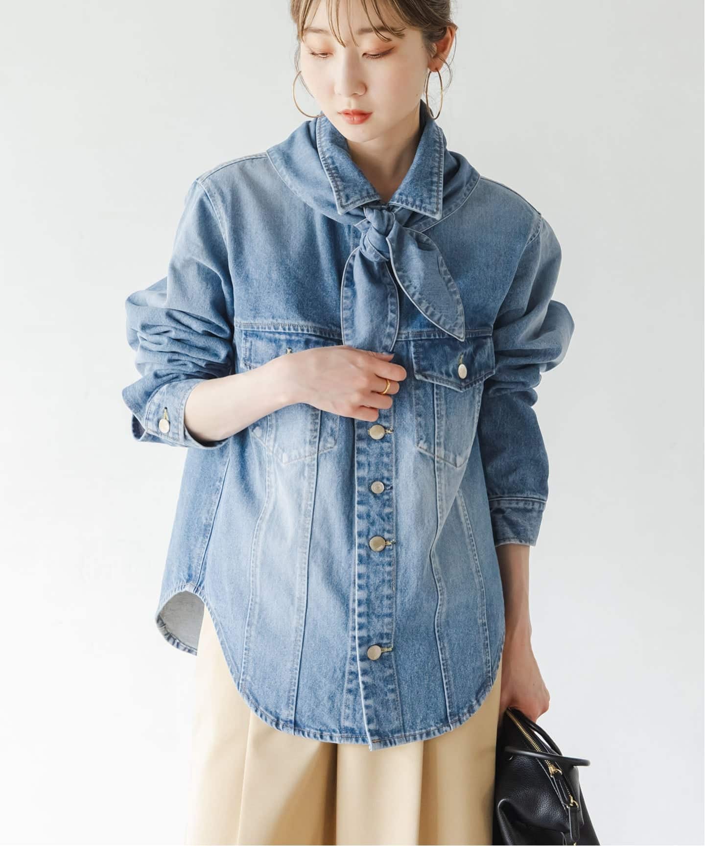 SERGE/サージ SCARF DENIM JACKET（その他ジャケット・スーツ）｜NOBLE