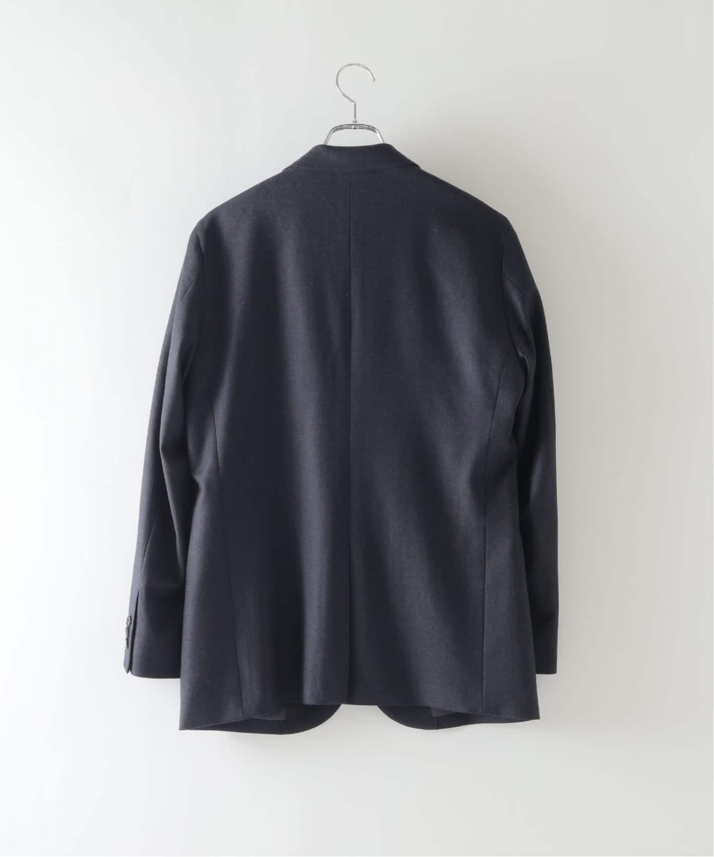 SUPER 120's ウールサキソニー 2ボタン ジャケット【セットアップ着用