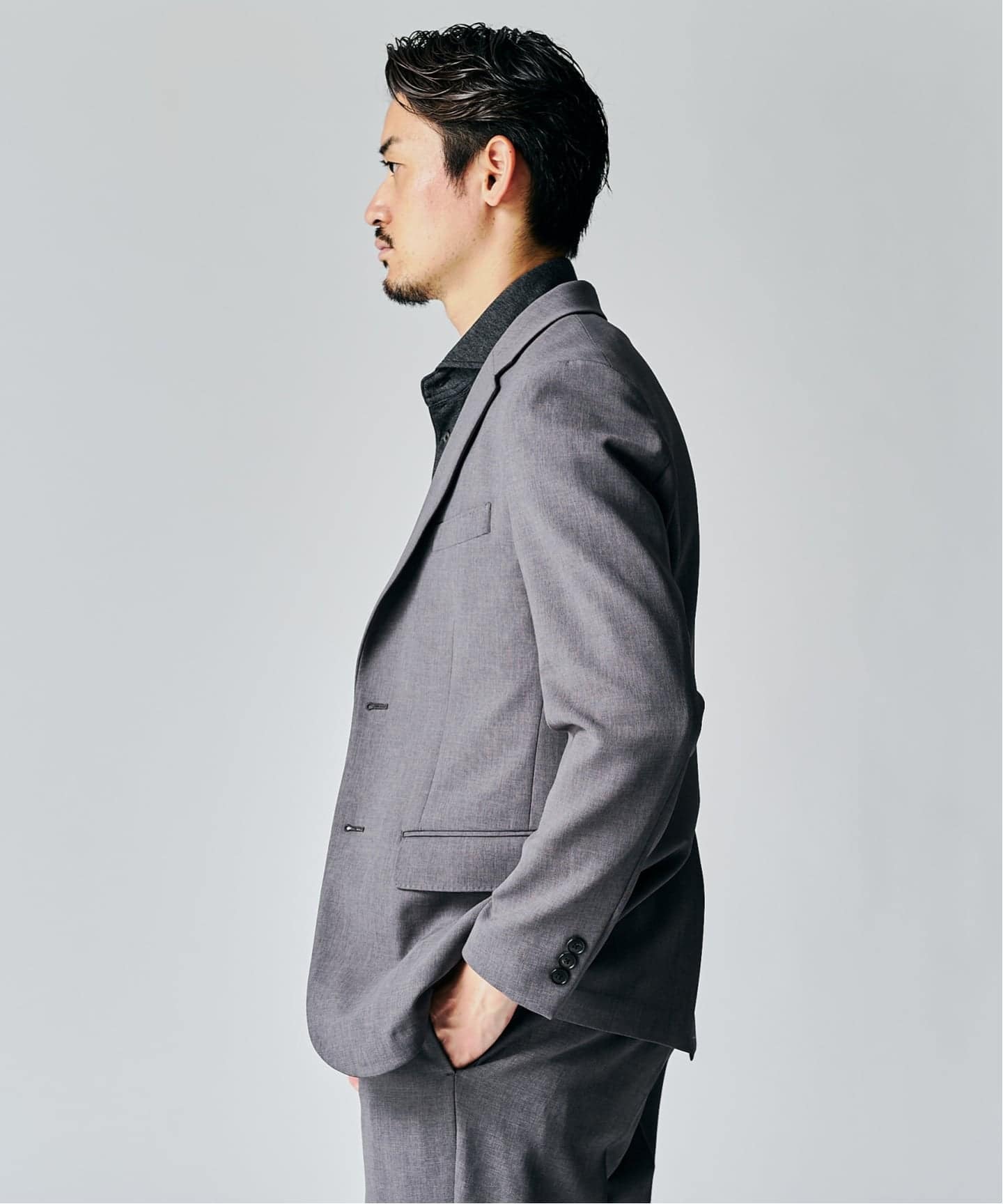 ドライダブルクロス 2Bジャケット【セットアップ着用可能