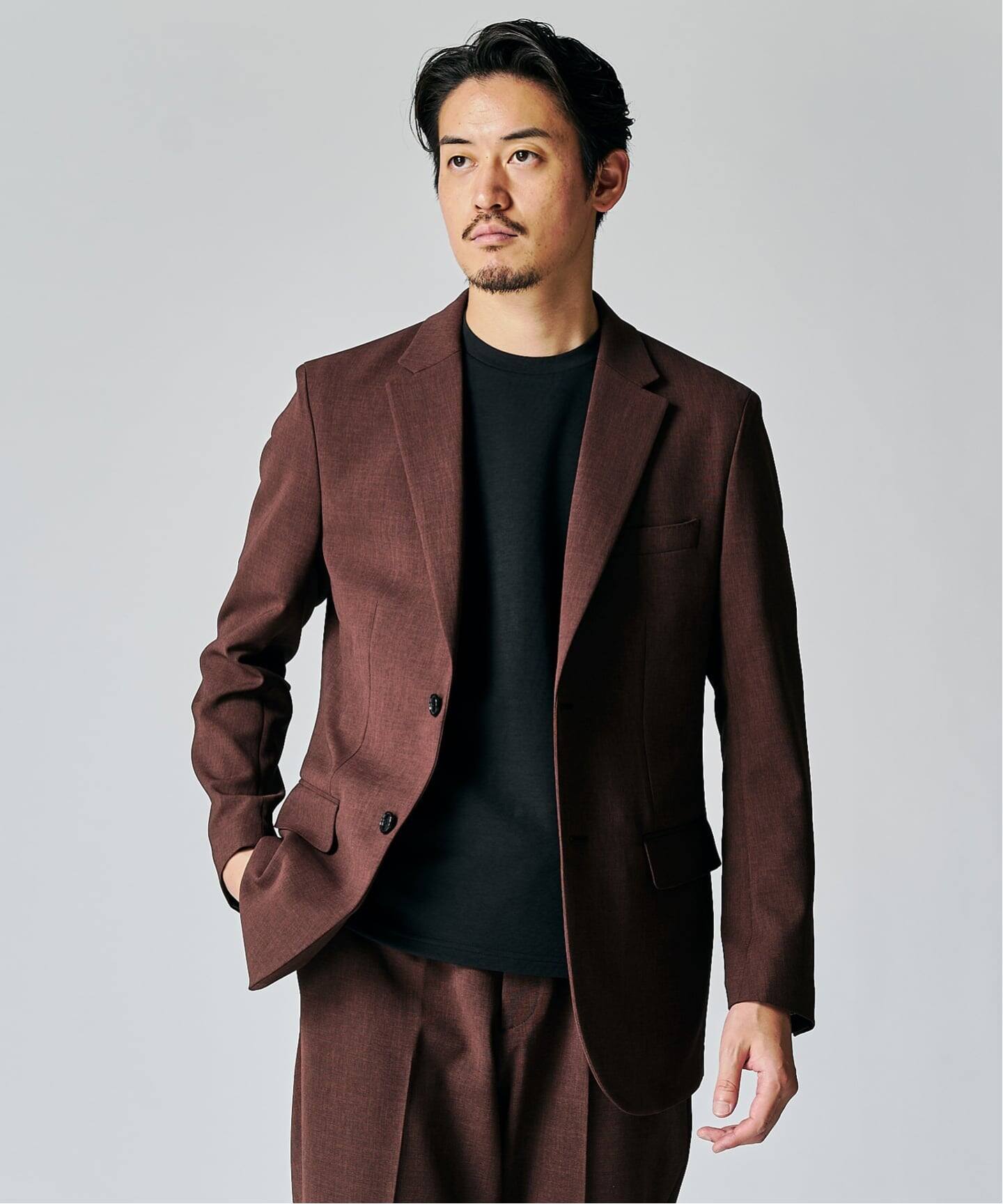 ドライダブルクロス 2Bジャケット【セットアップ着用可能