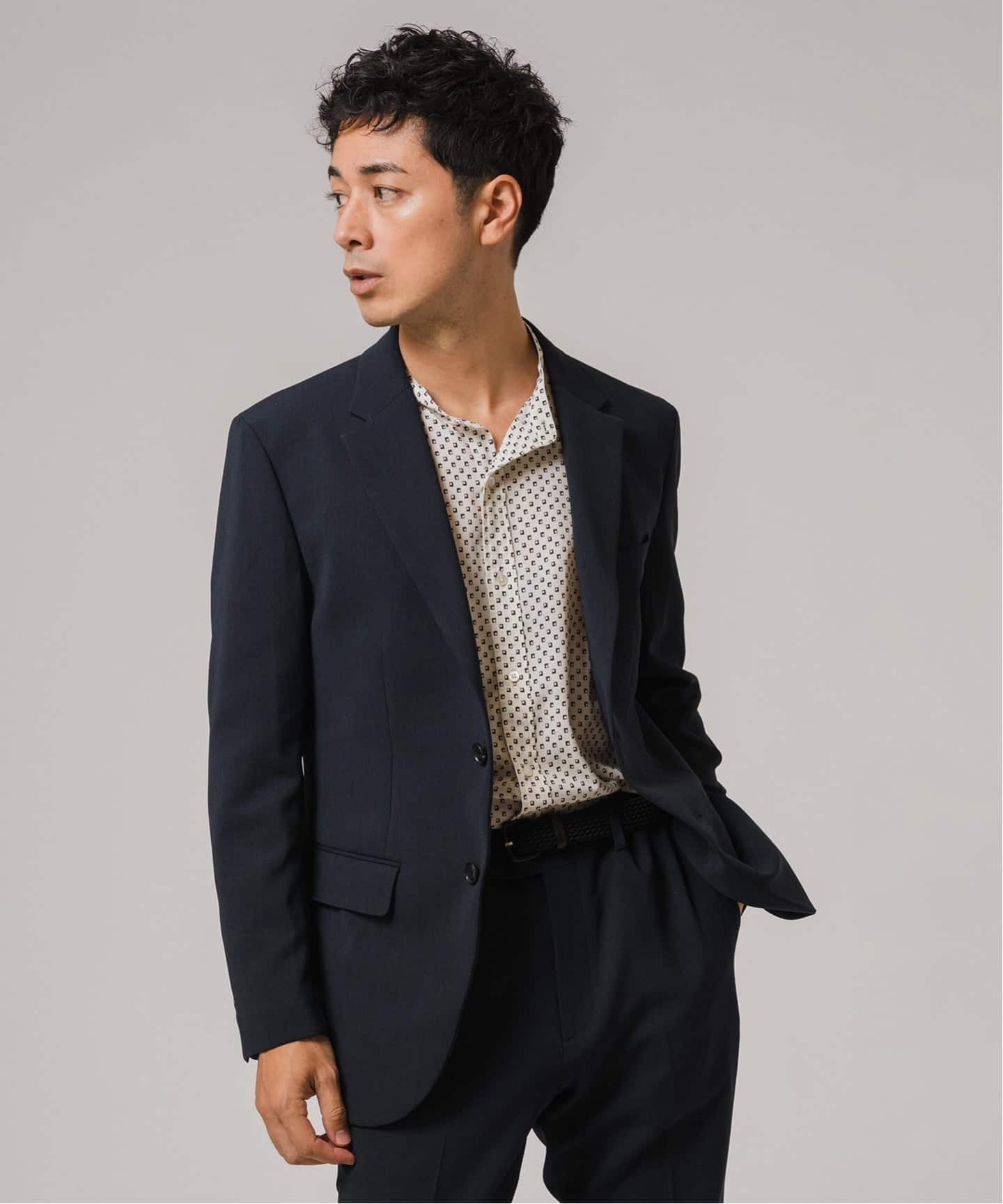 ドライダブルクロス 2Bジャケット【セットアップ着用可能