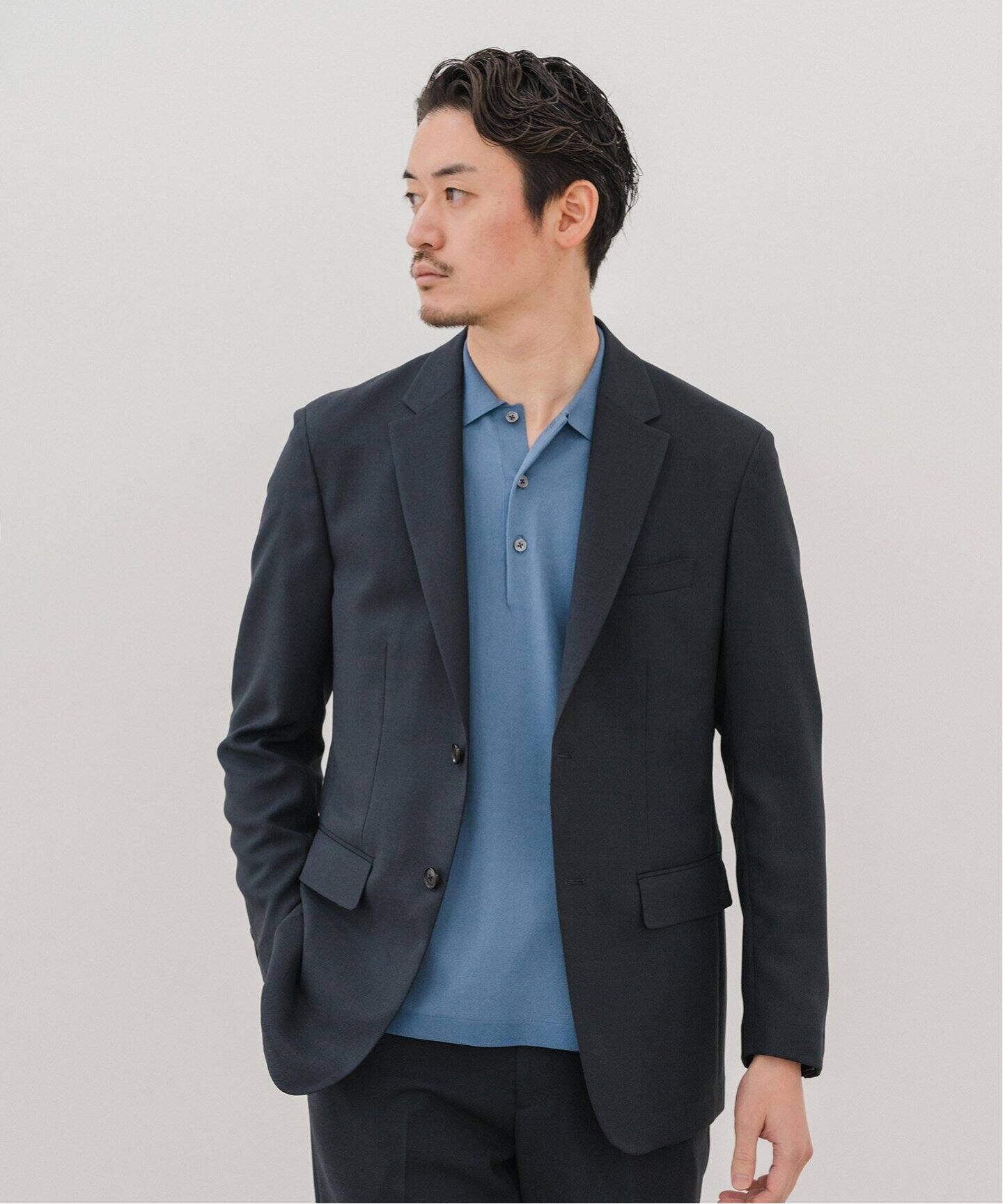 吸汗＆速乾機能” EVALET メッシュ 2ボタン ジャケット