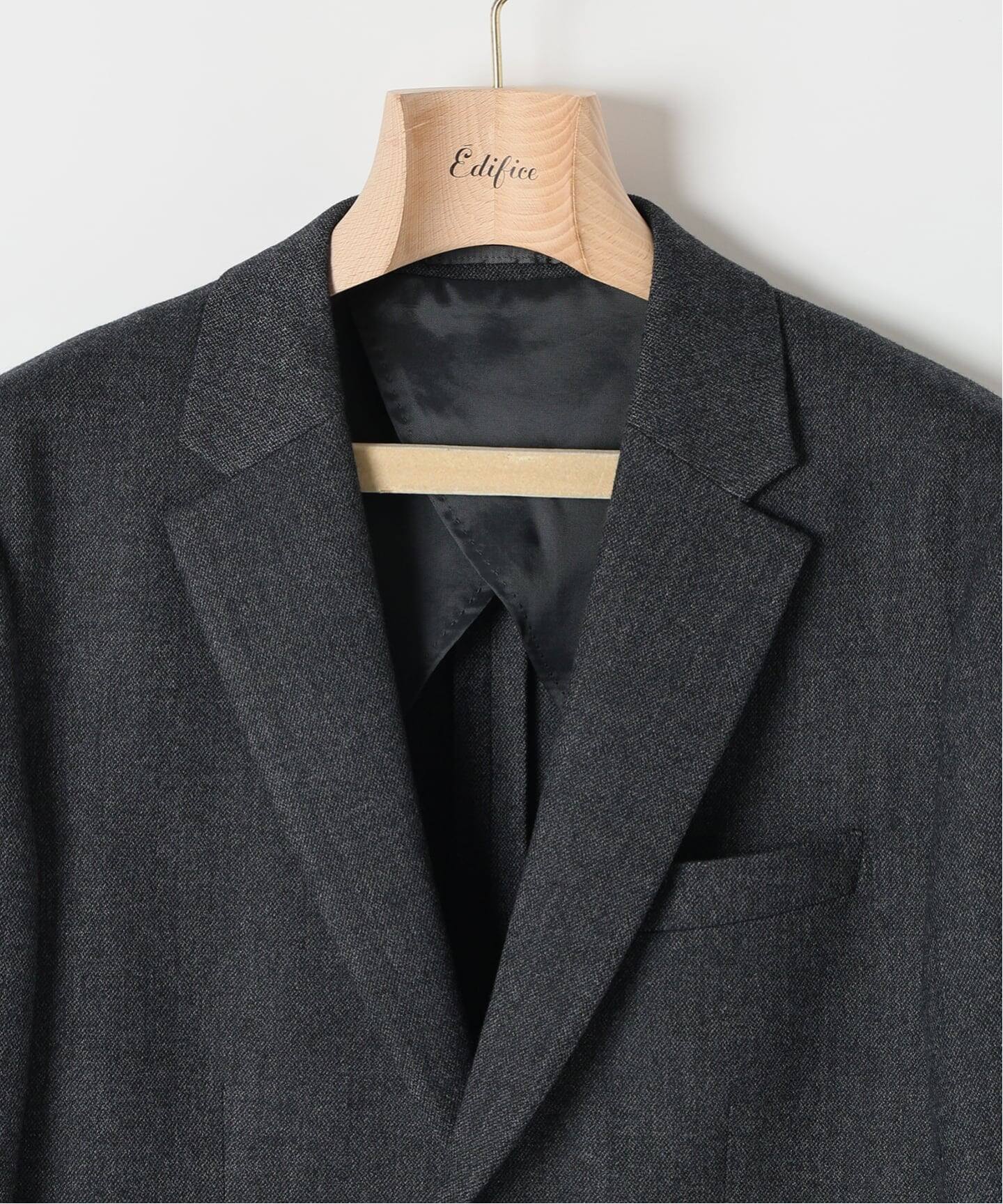 トップ ツイード 2ボタン ジャケット【セットアップ着用可能