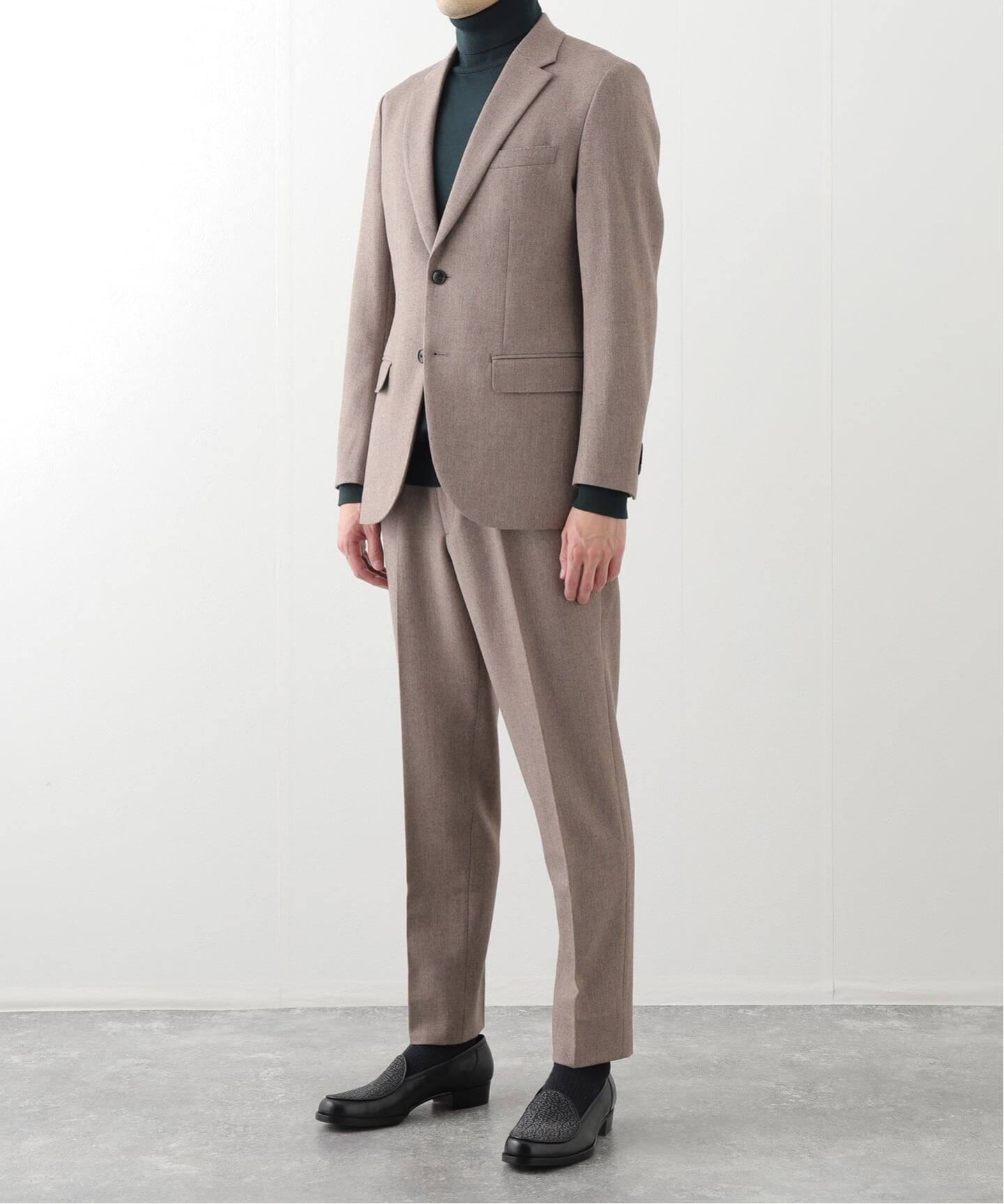 トップ ツイード 2ボタン ジャケット【セットアップ着用可能